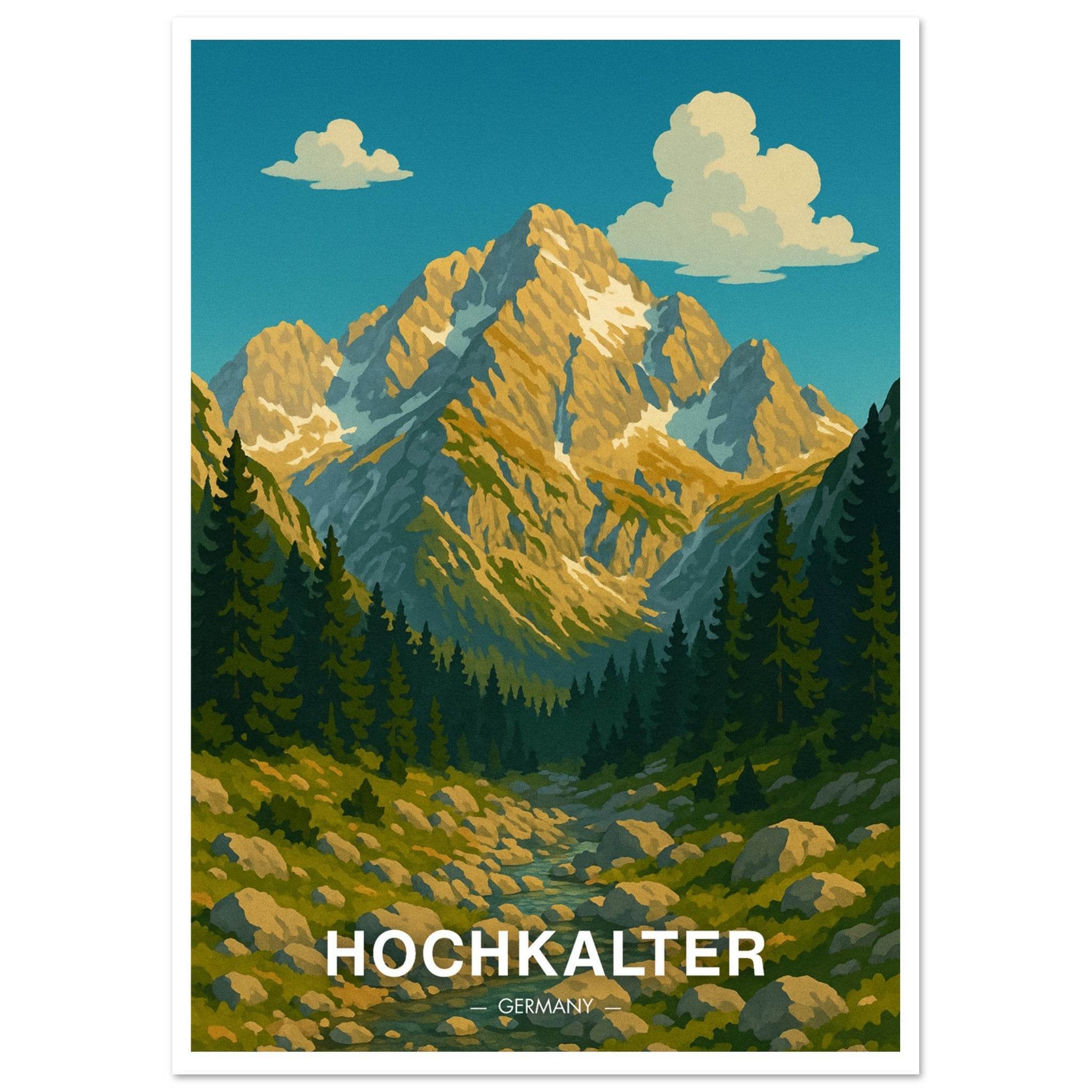 Hochkalter Poster - Geoprints