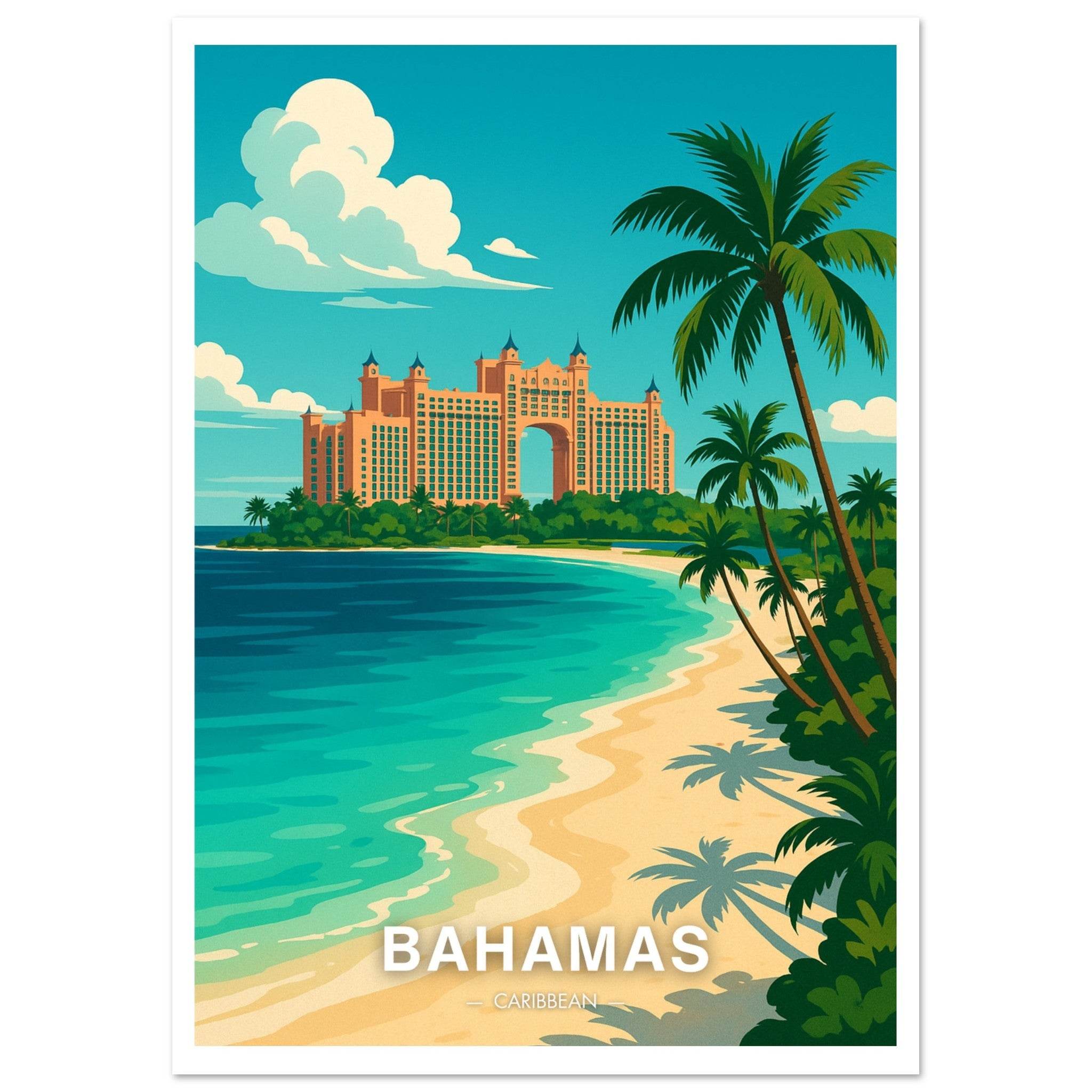 Bahamas Poster - Geoprints