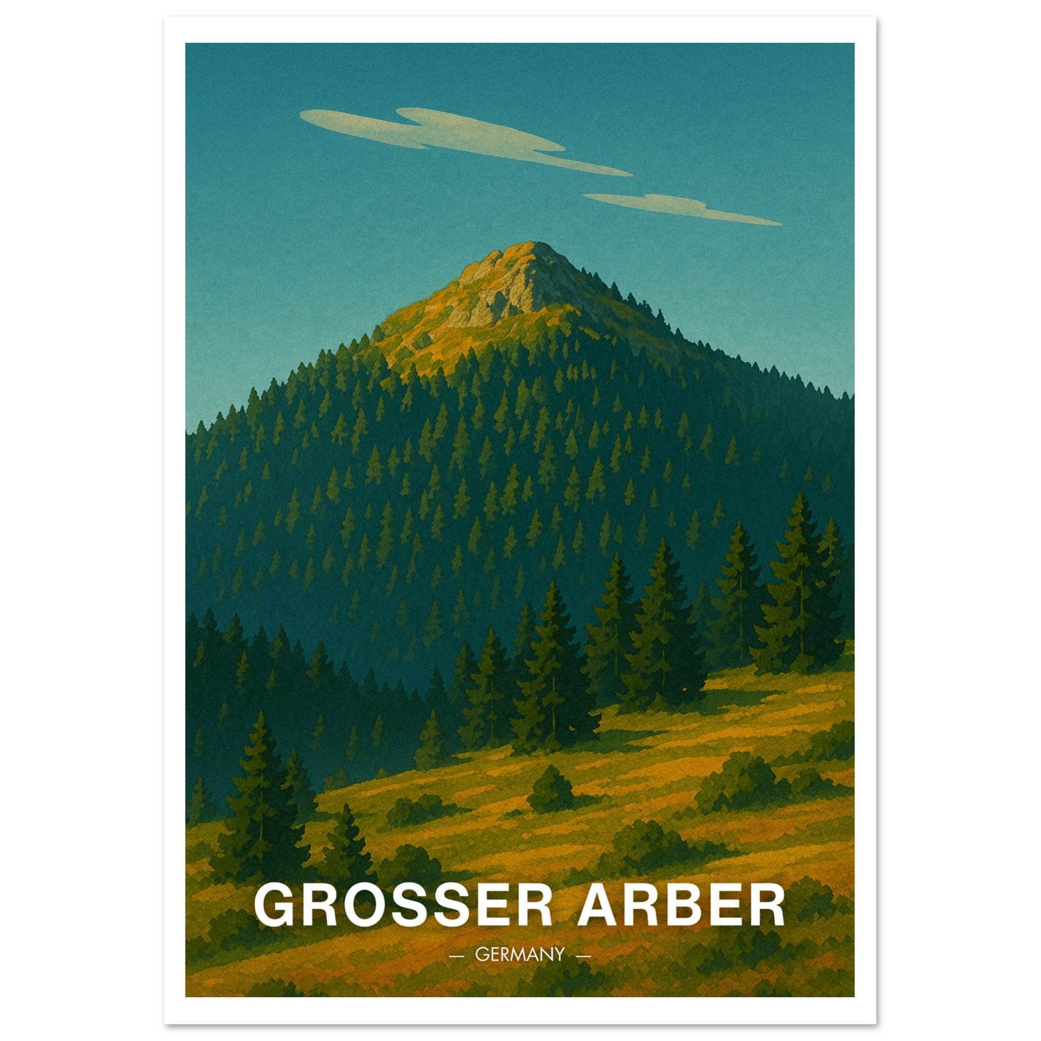 Grosser Arber Poster - Geoprints