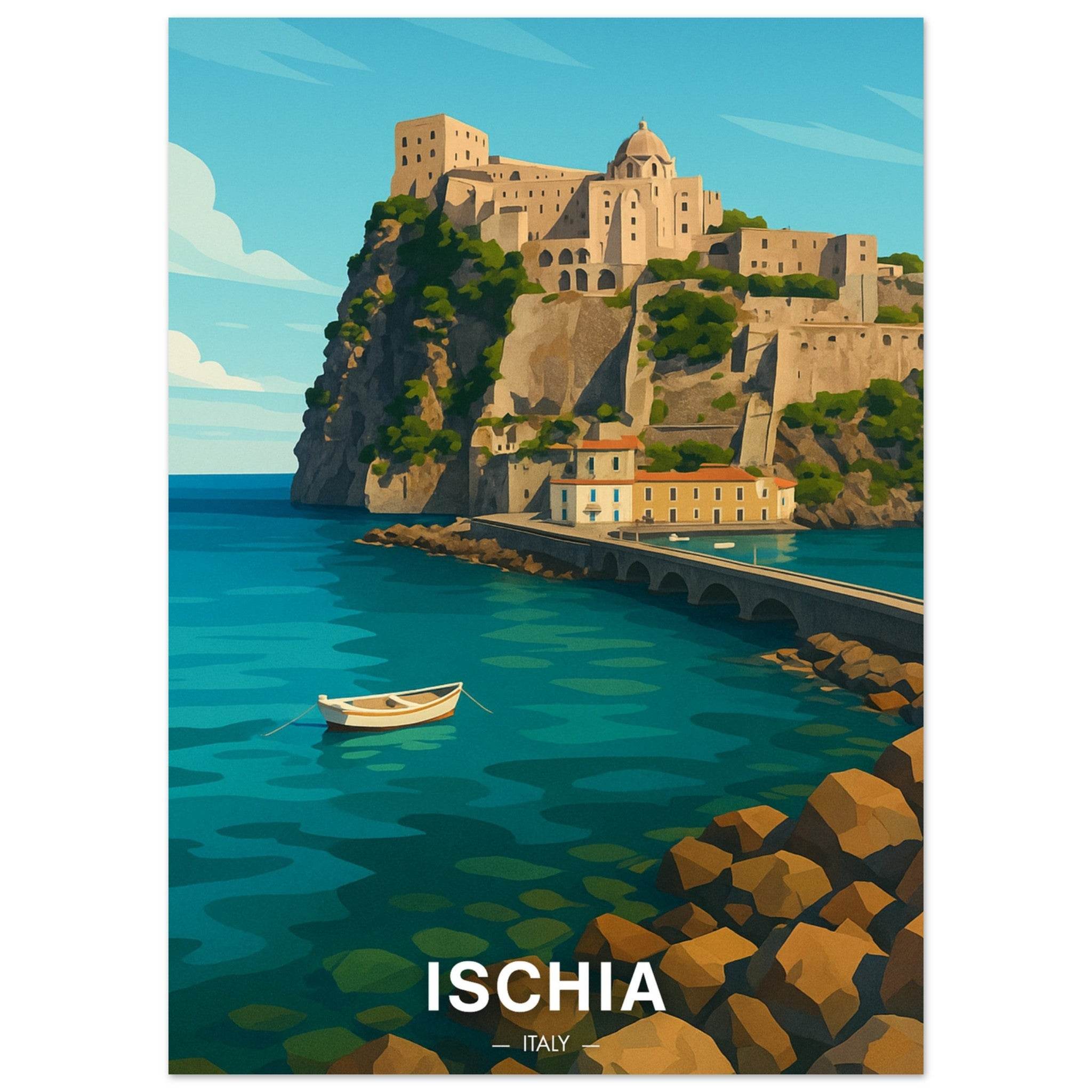 Ischia Poster - Geoprints