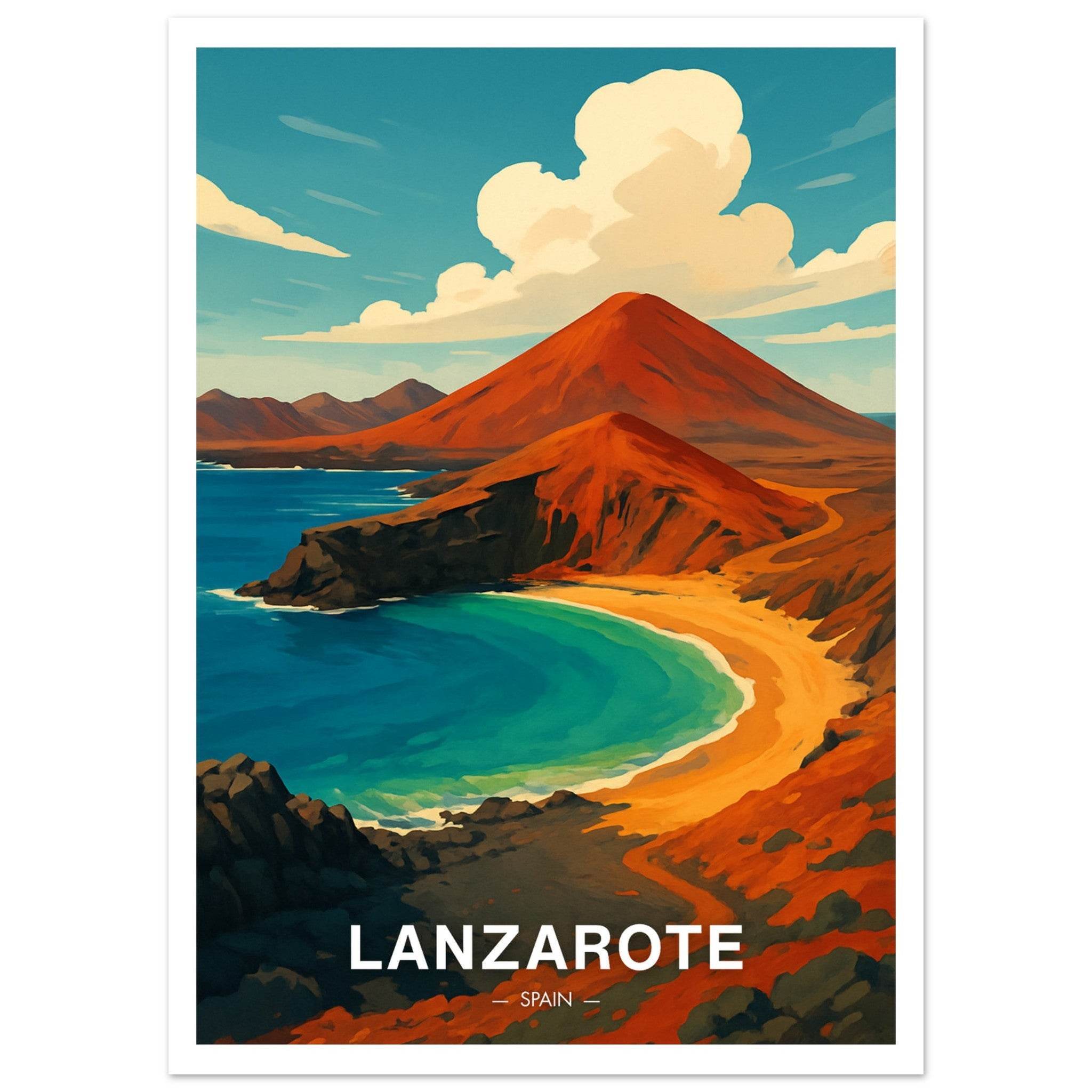 Lanzarote Poster - Geoprints
