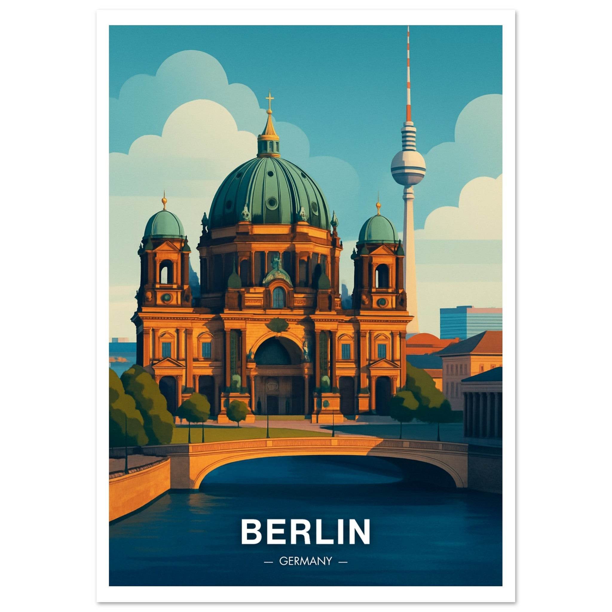 Berlin Poster - Geoprints