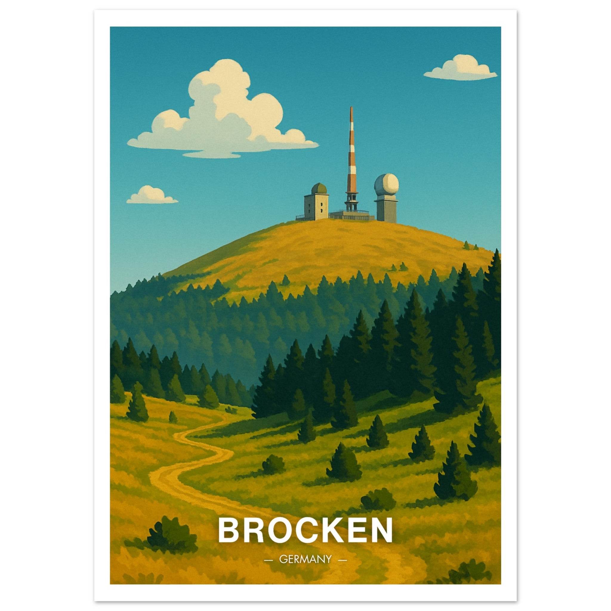 Brocken Poster - Geoprints