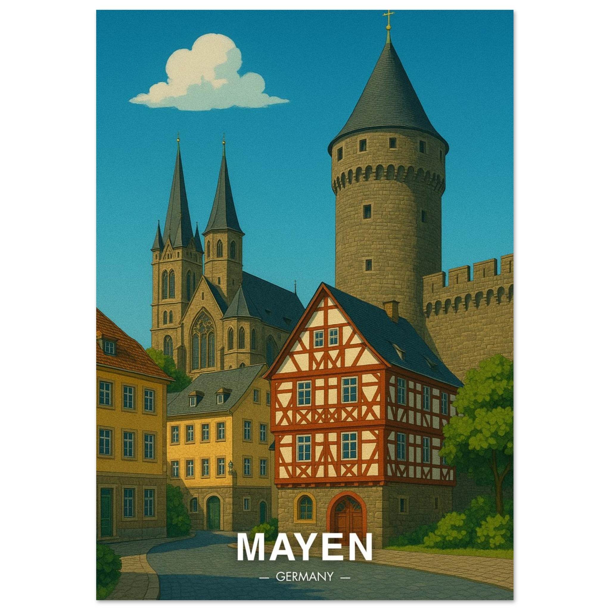 Mayen Poster - Geoprints