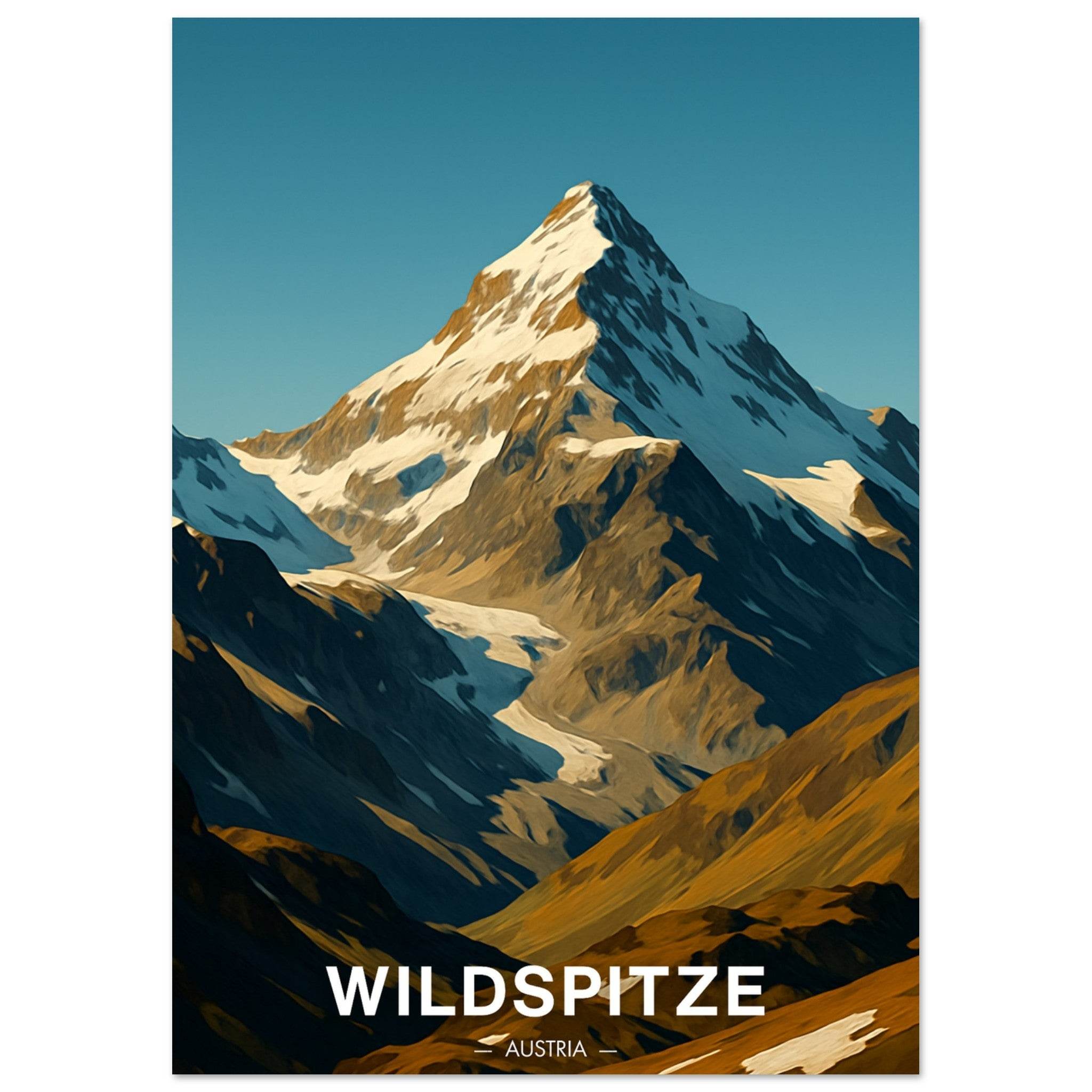 Wildspitze Poster - Geoprints