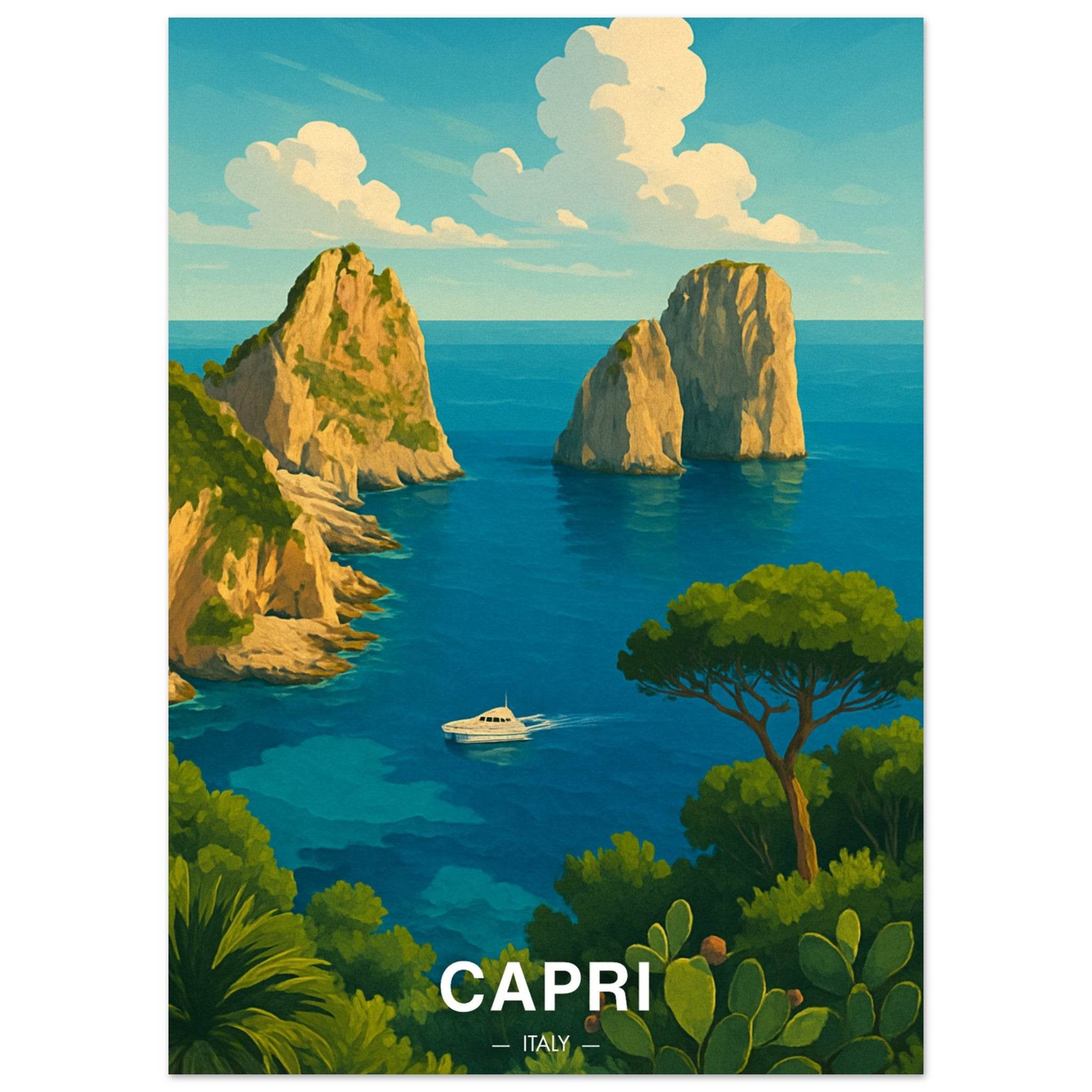 Capri Poster - Geoprints