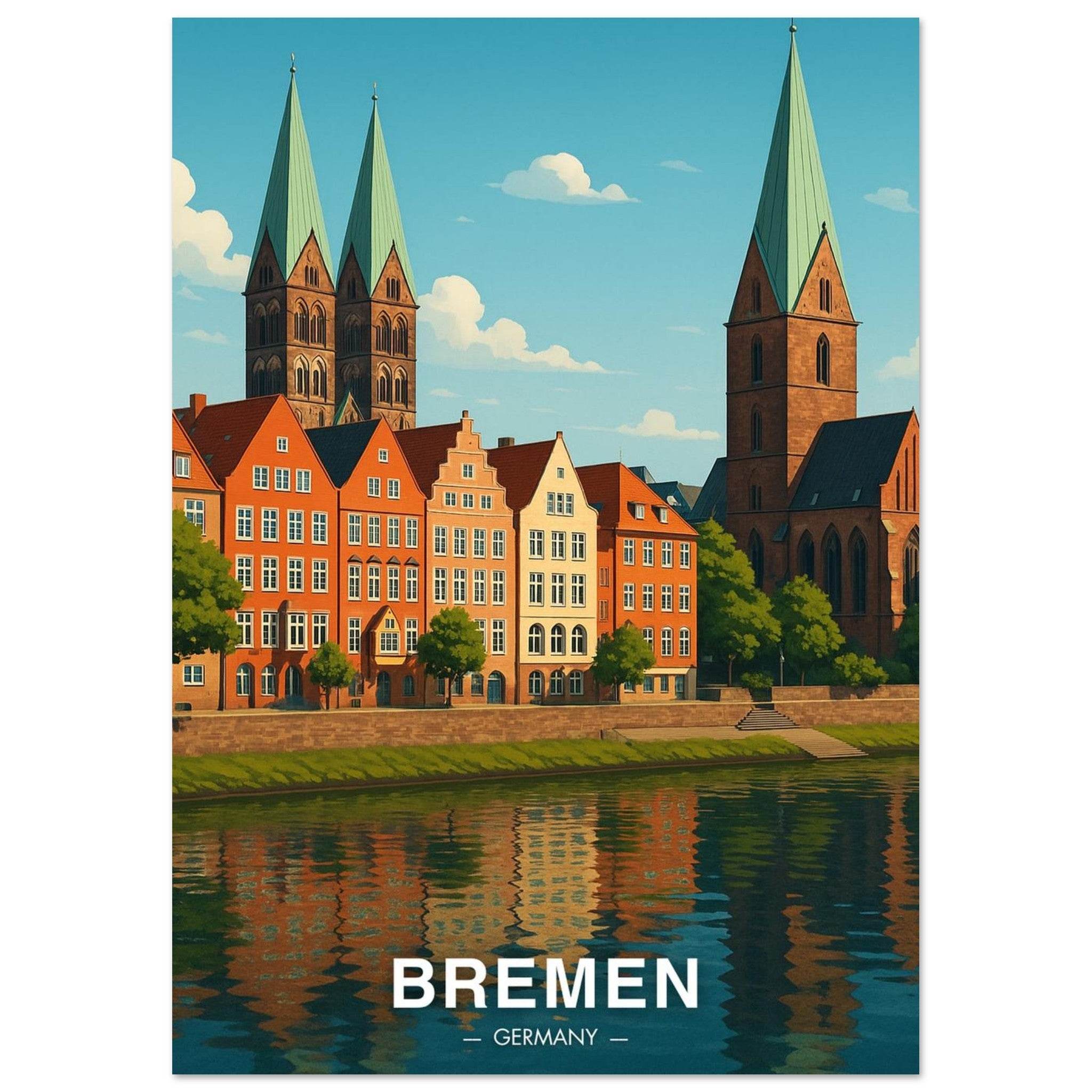 Bremen Poster - Geoprints