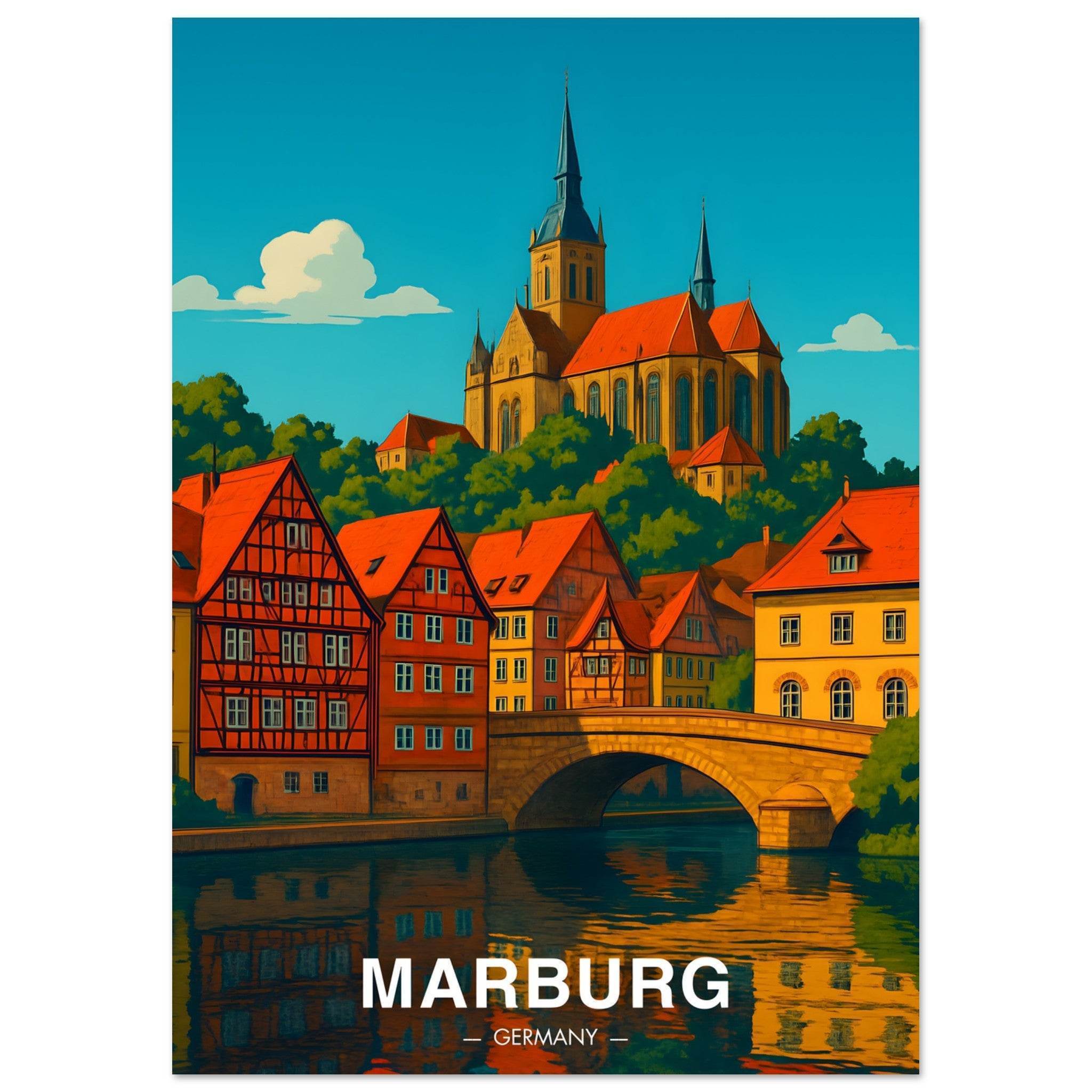 Marburg Poster - Geoprints
