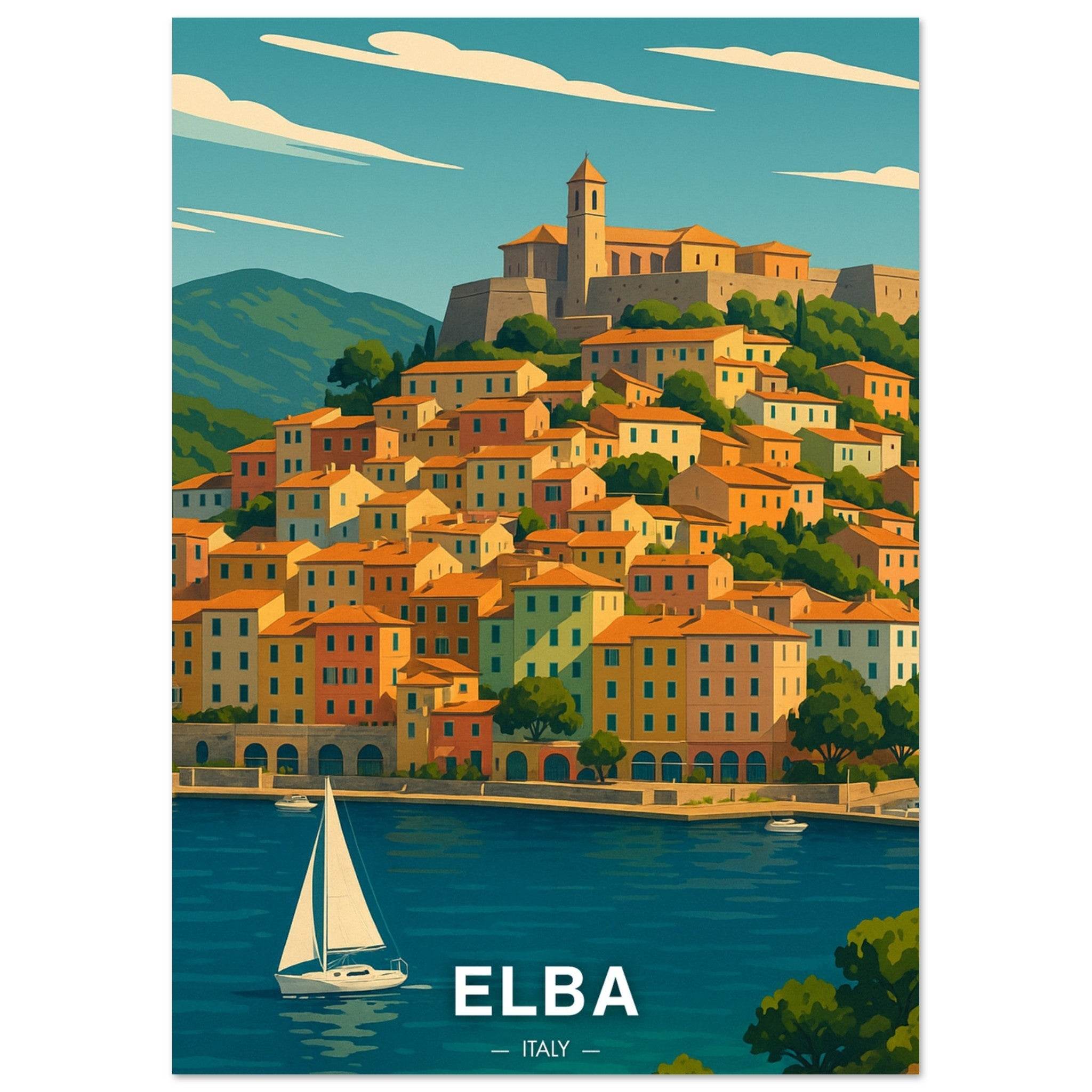 Elba Poster - Geoprints