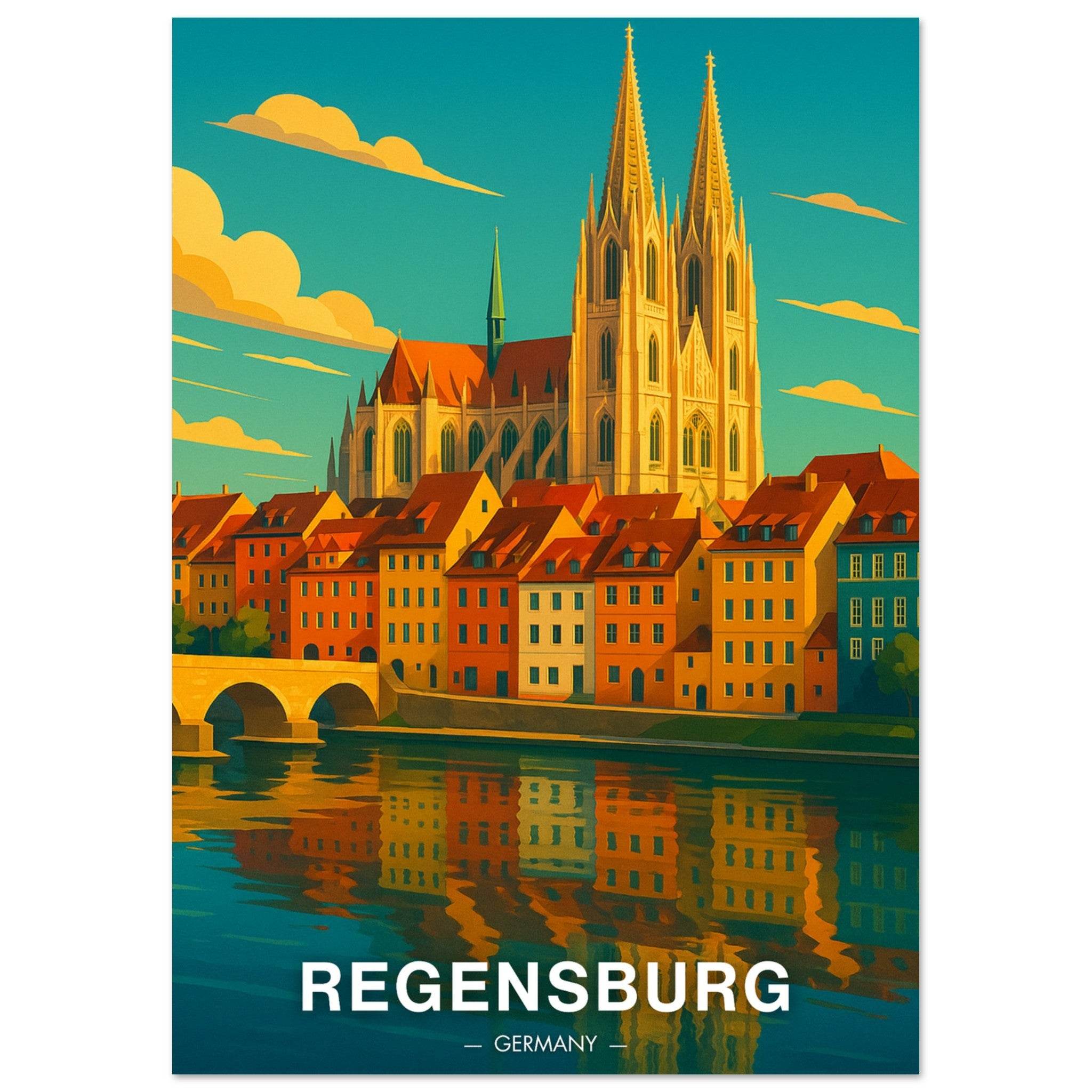 Regensburg Poster - Geoprints