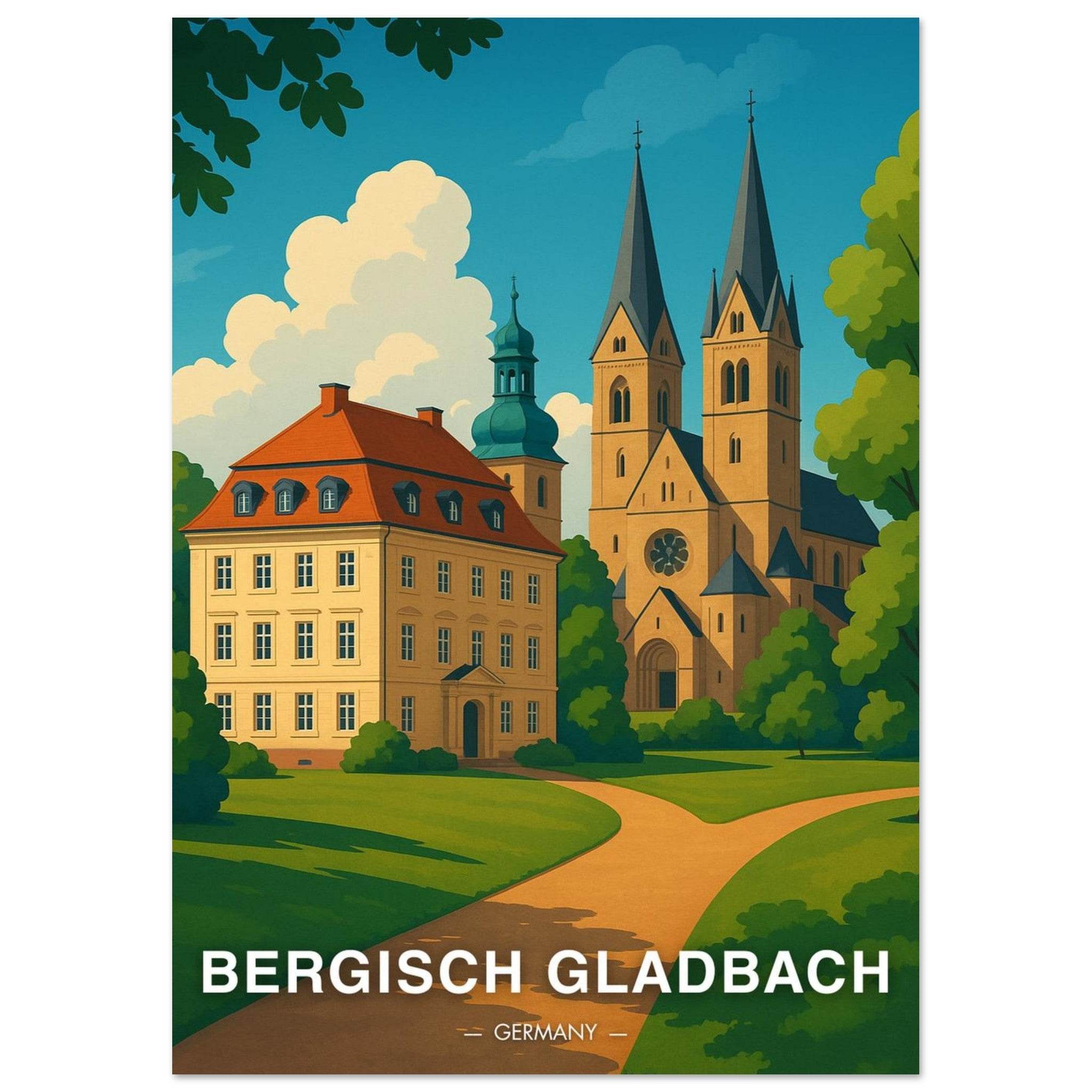 Bergisch Gladbach Poster - Geoprints
