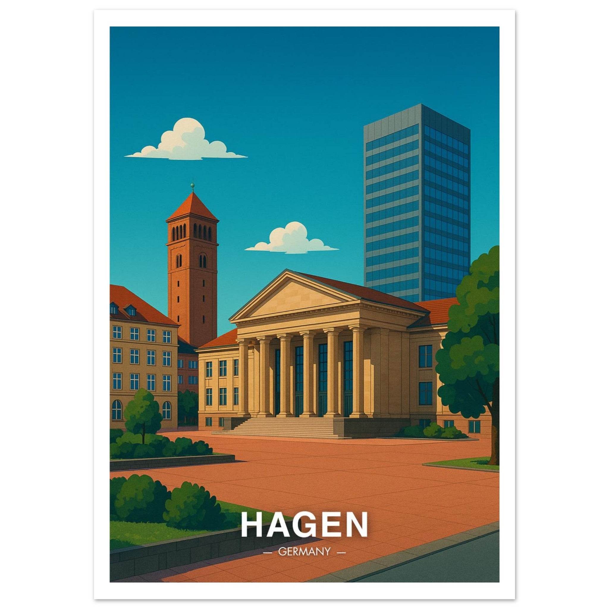 Hagen Poster - Geoprints
