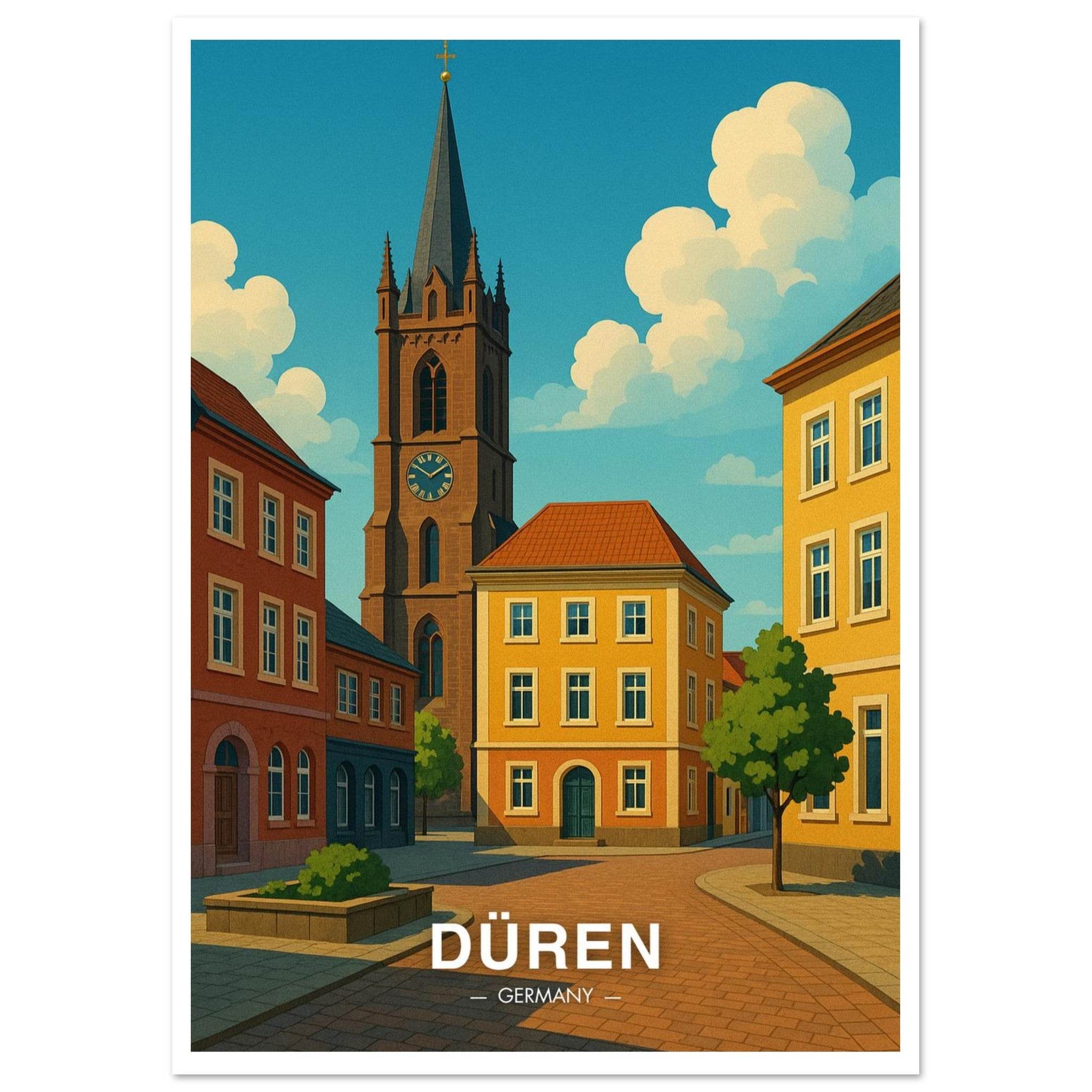 Düren Poster - Geoprints