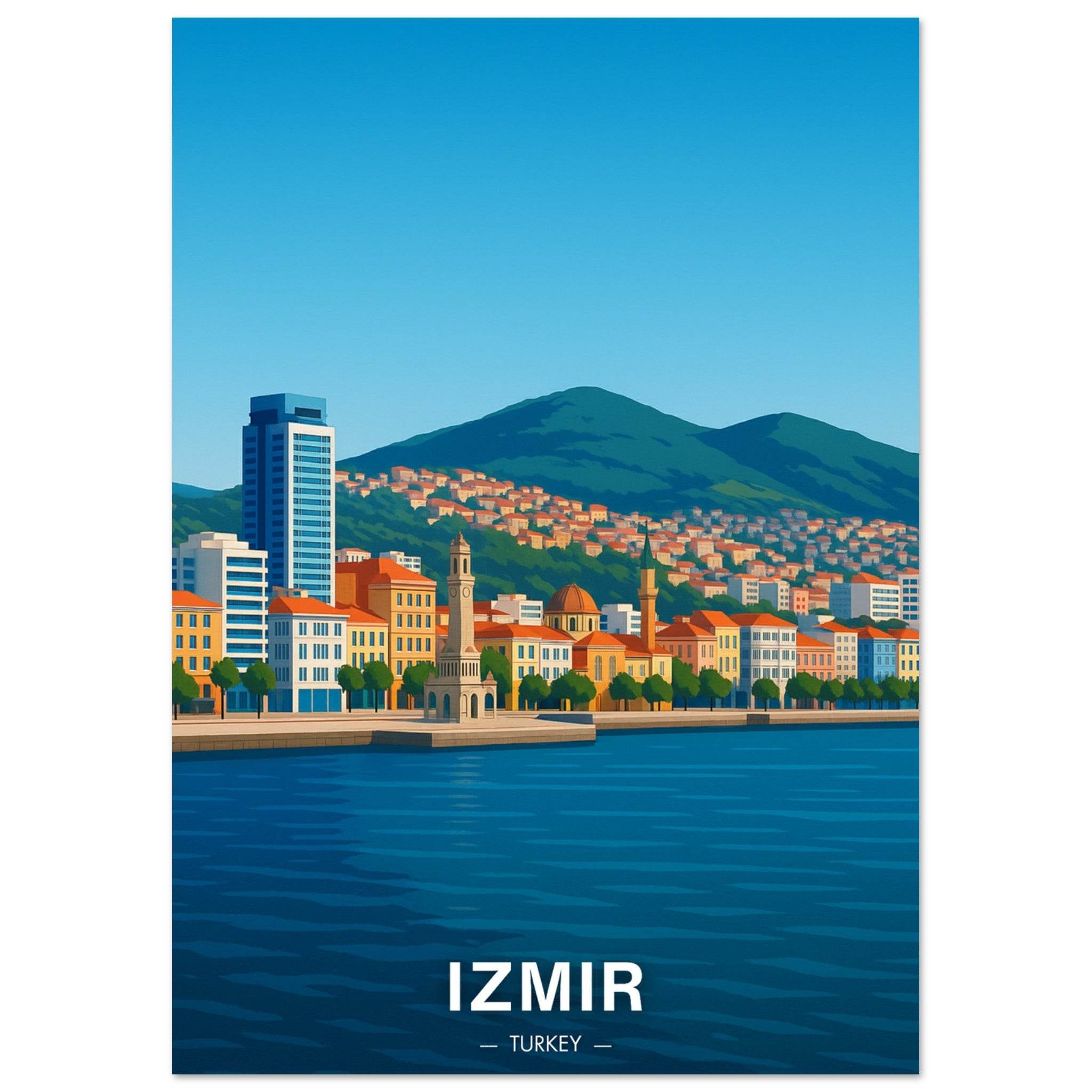 Izmir Poster - Geoprints