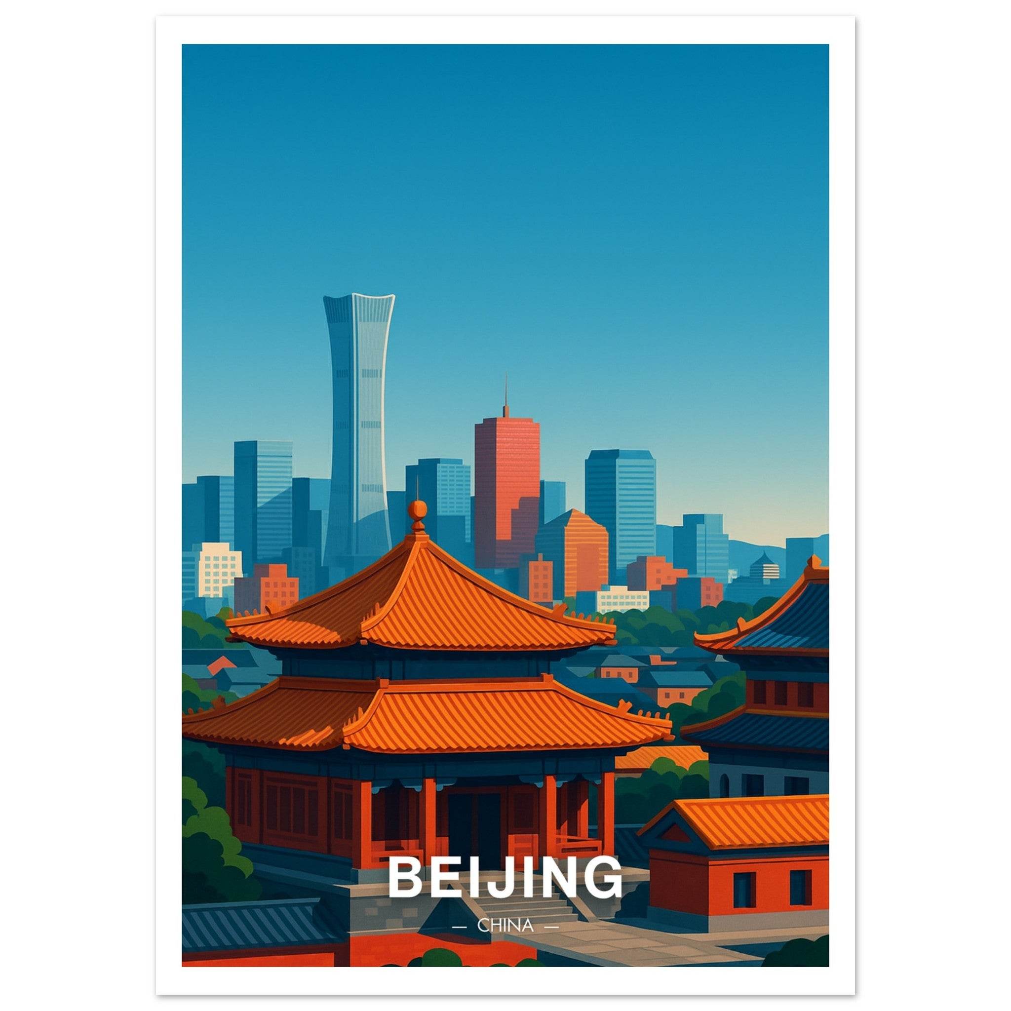 Peking Poster - Geoprints