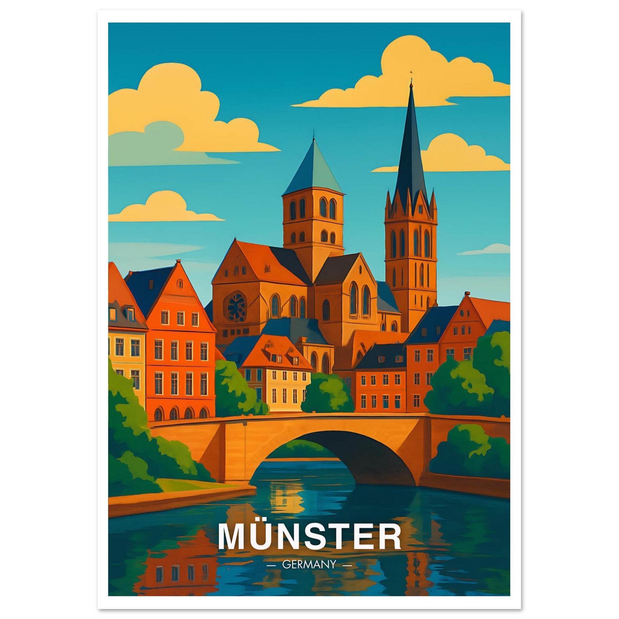 Münster Poster - Geoprints