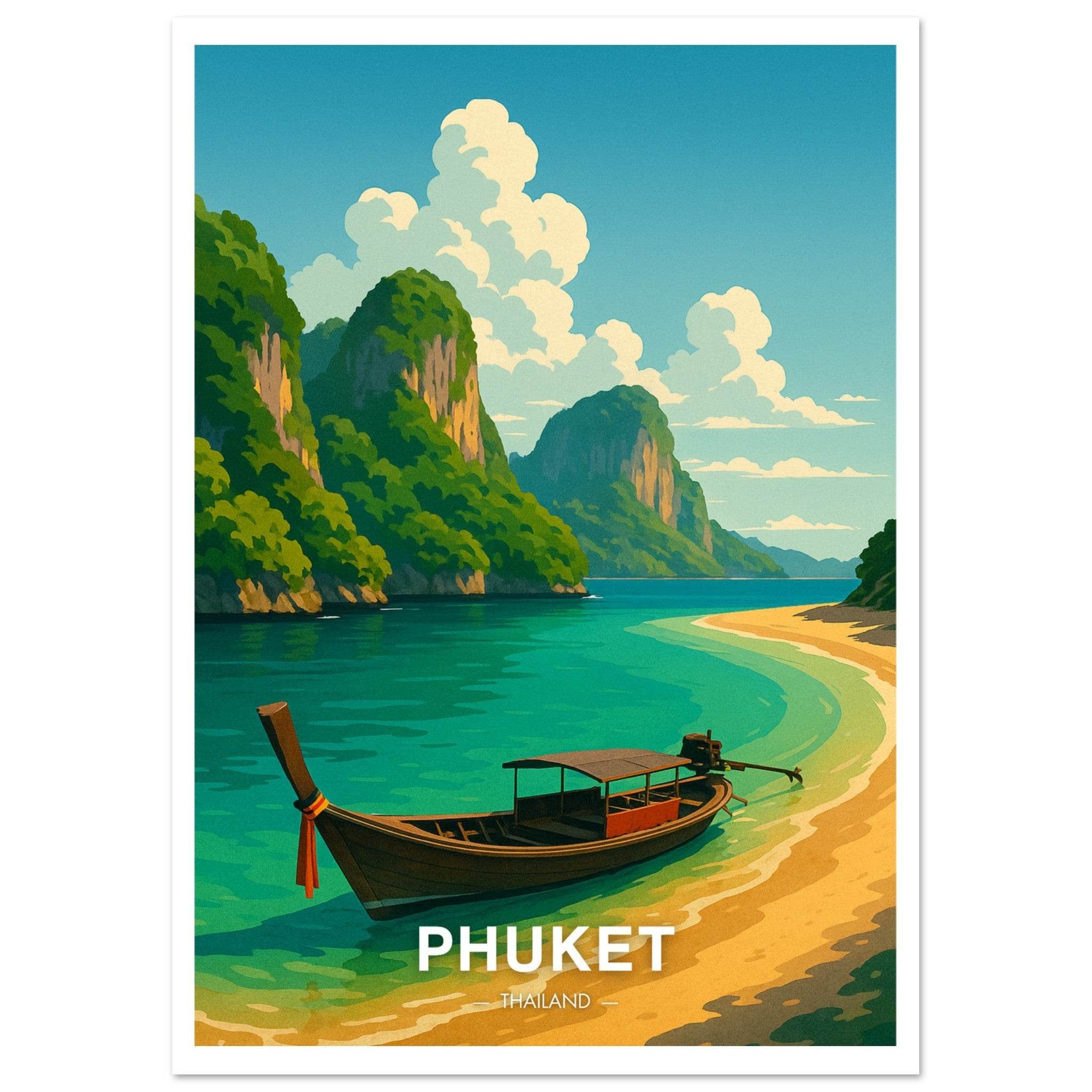 Phuket Poster - Geoprints