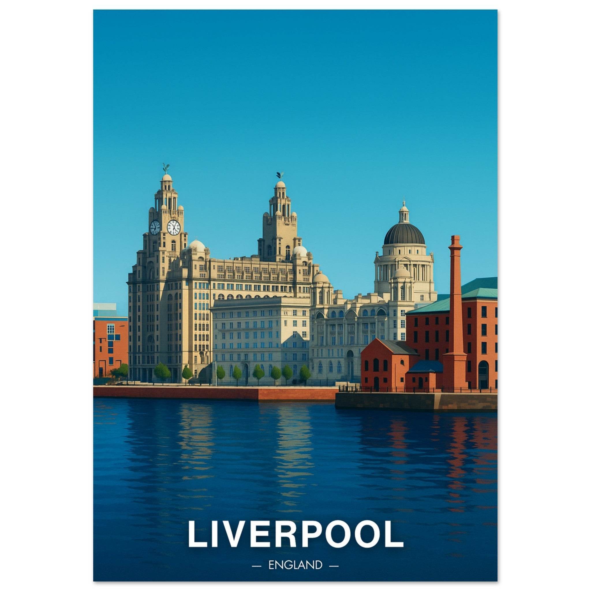 Liverpool Poster - Geoprints