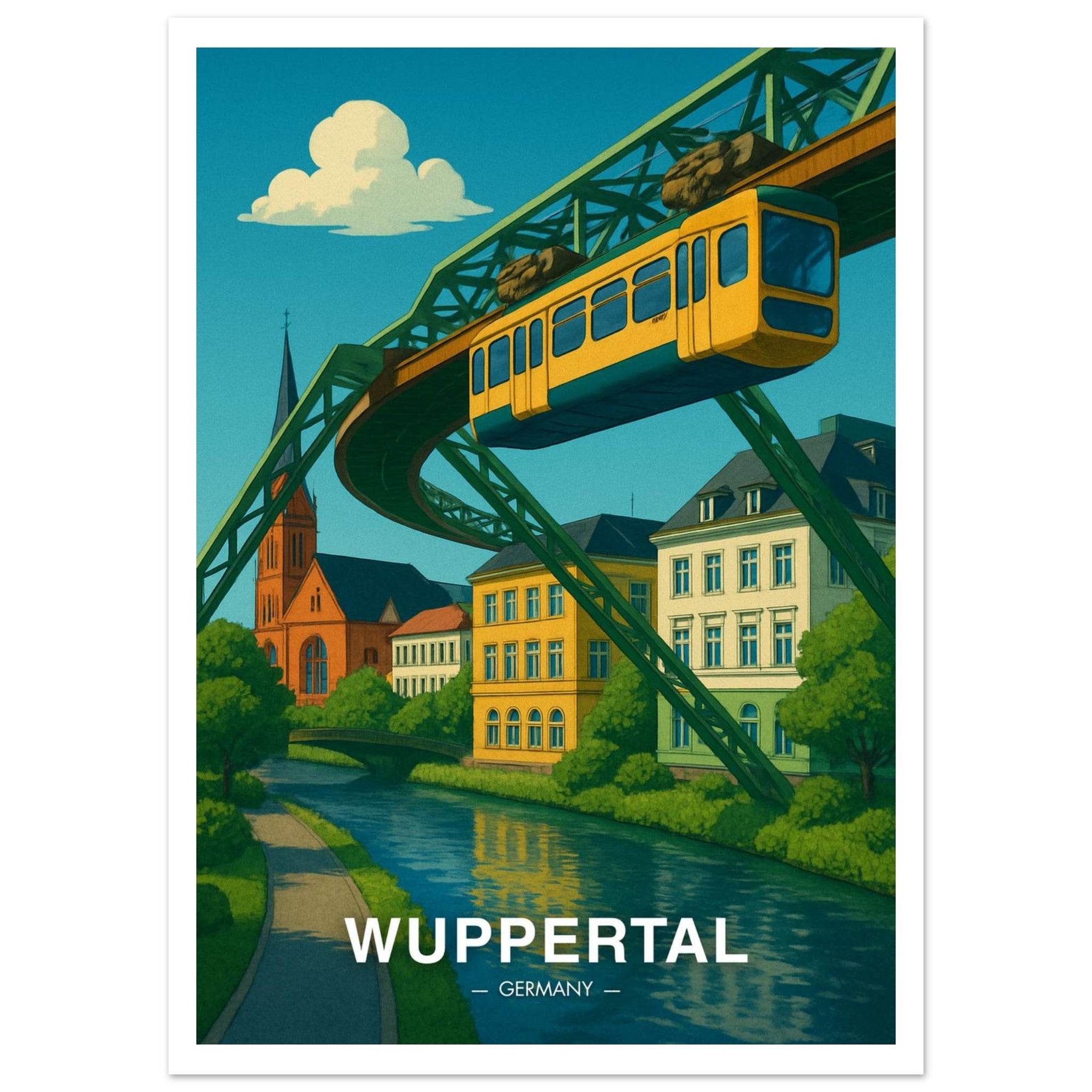 Wuppertal Poster - Geoprints