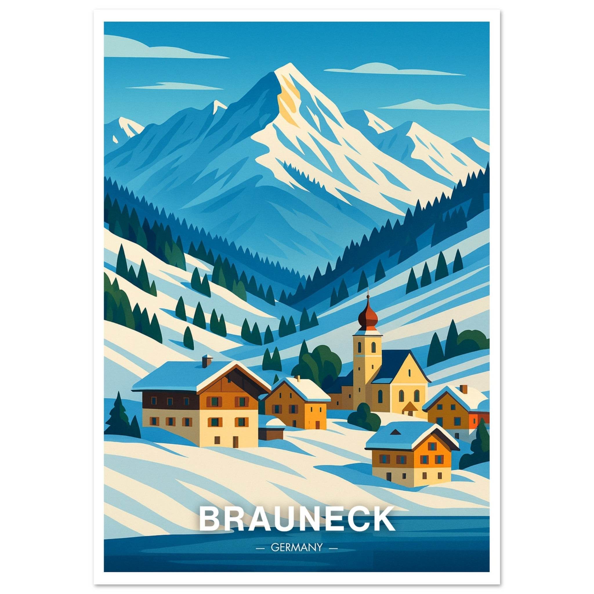Brauneck Poster - Geoprints
