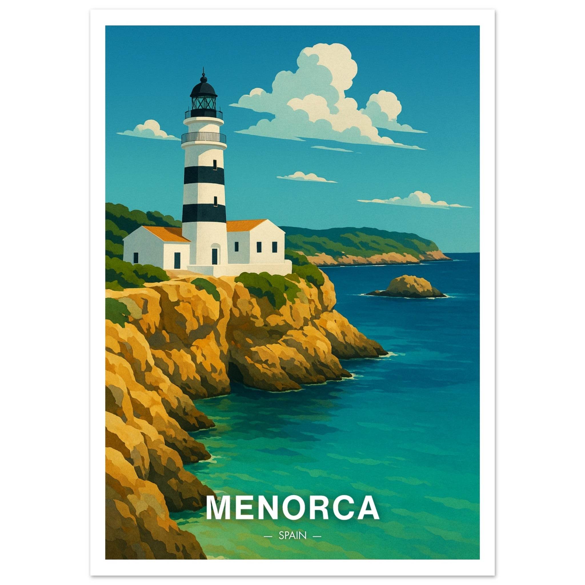 Menorca Poster - Geoprints