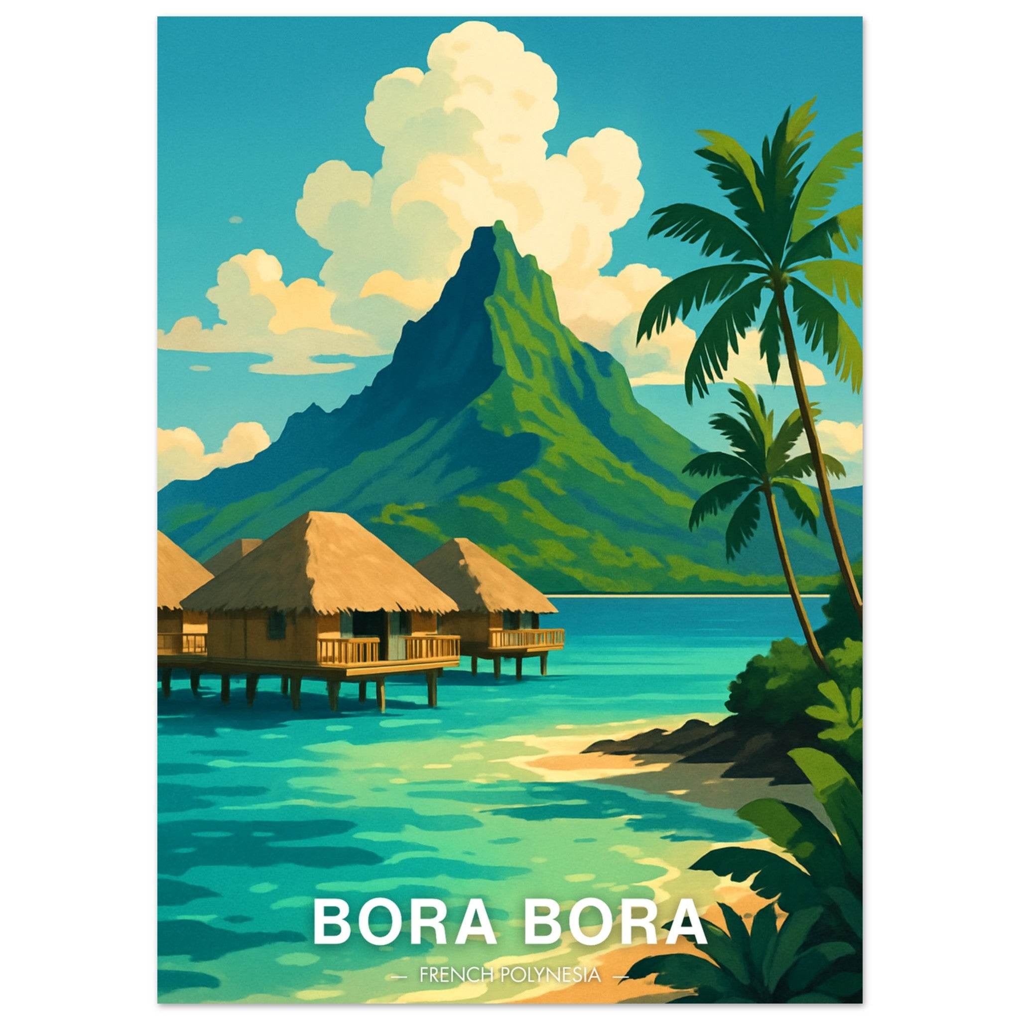 Bora Bora Poster - Geoprints