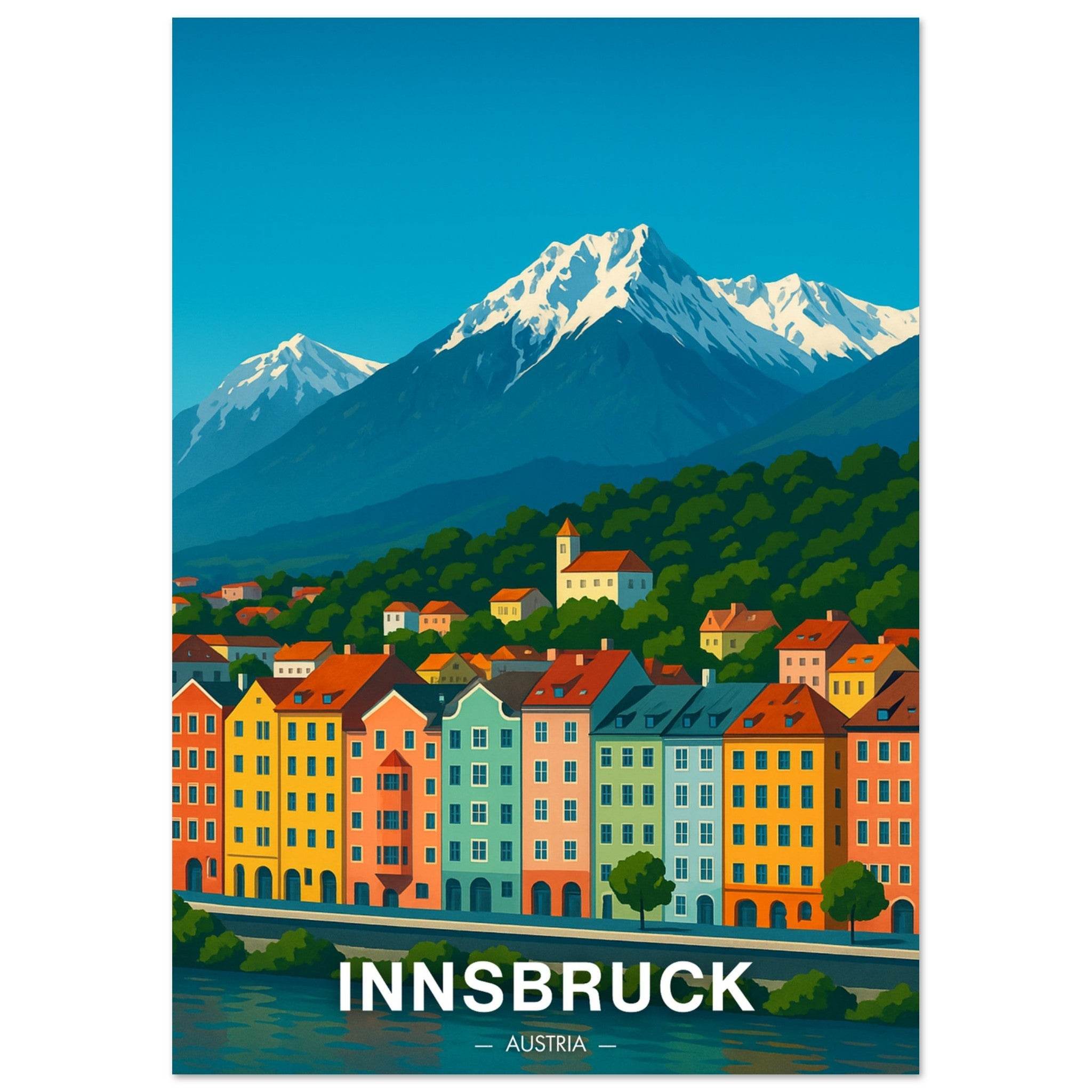 Innsbruck Poster - Geoprints