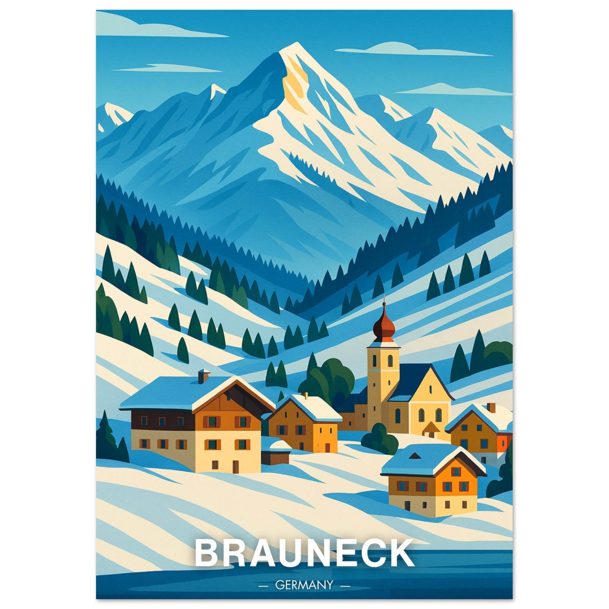 Brauneck Poster - Geoprints