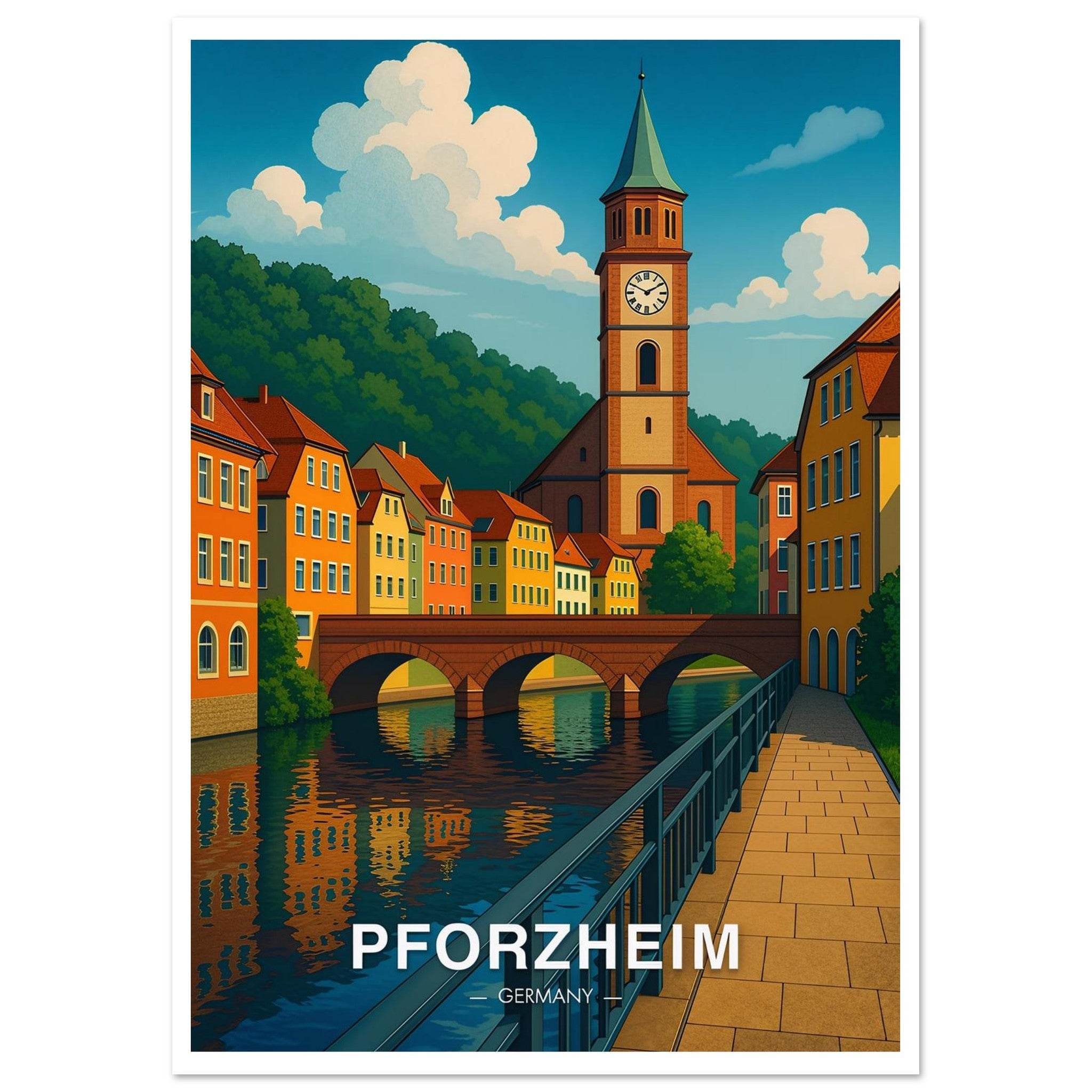 Pforzheim Poster - Geoprints