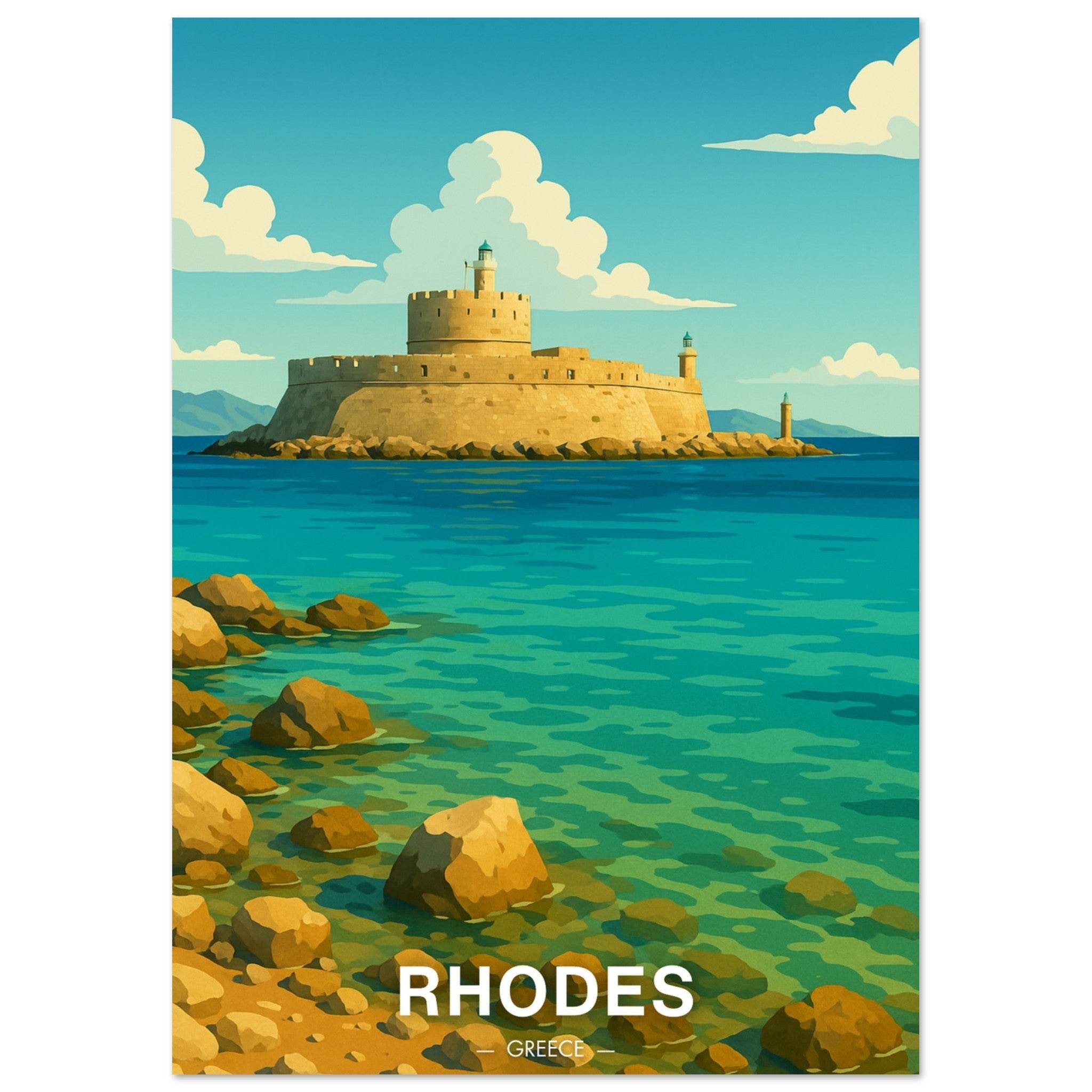 Rhodos Poster - Geoprints