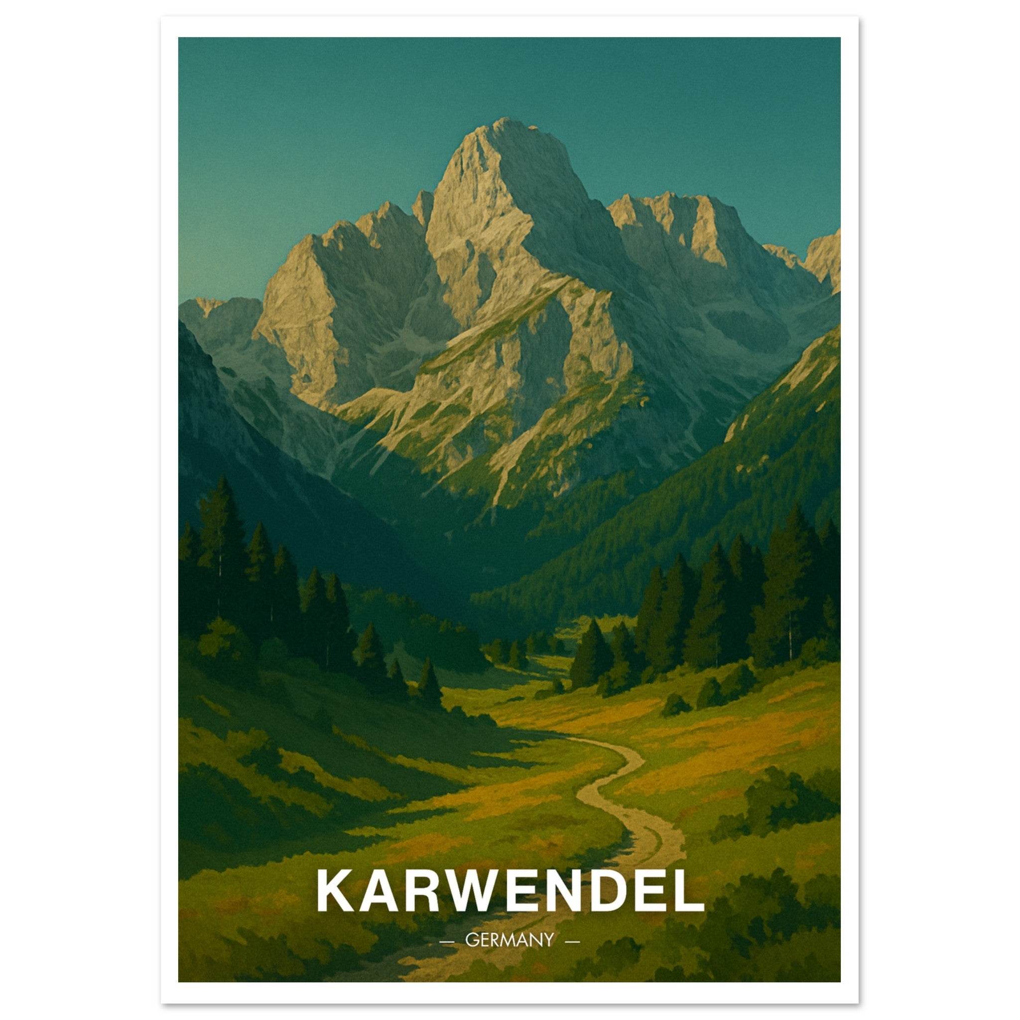 Karwendel Poster - Geoprints