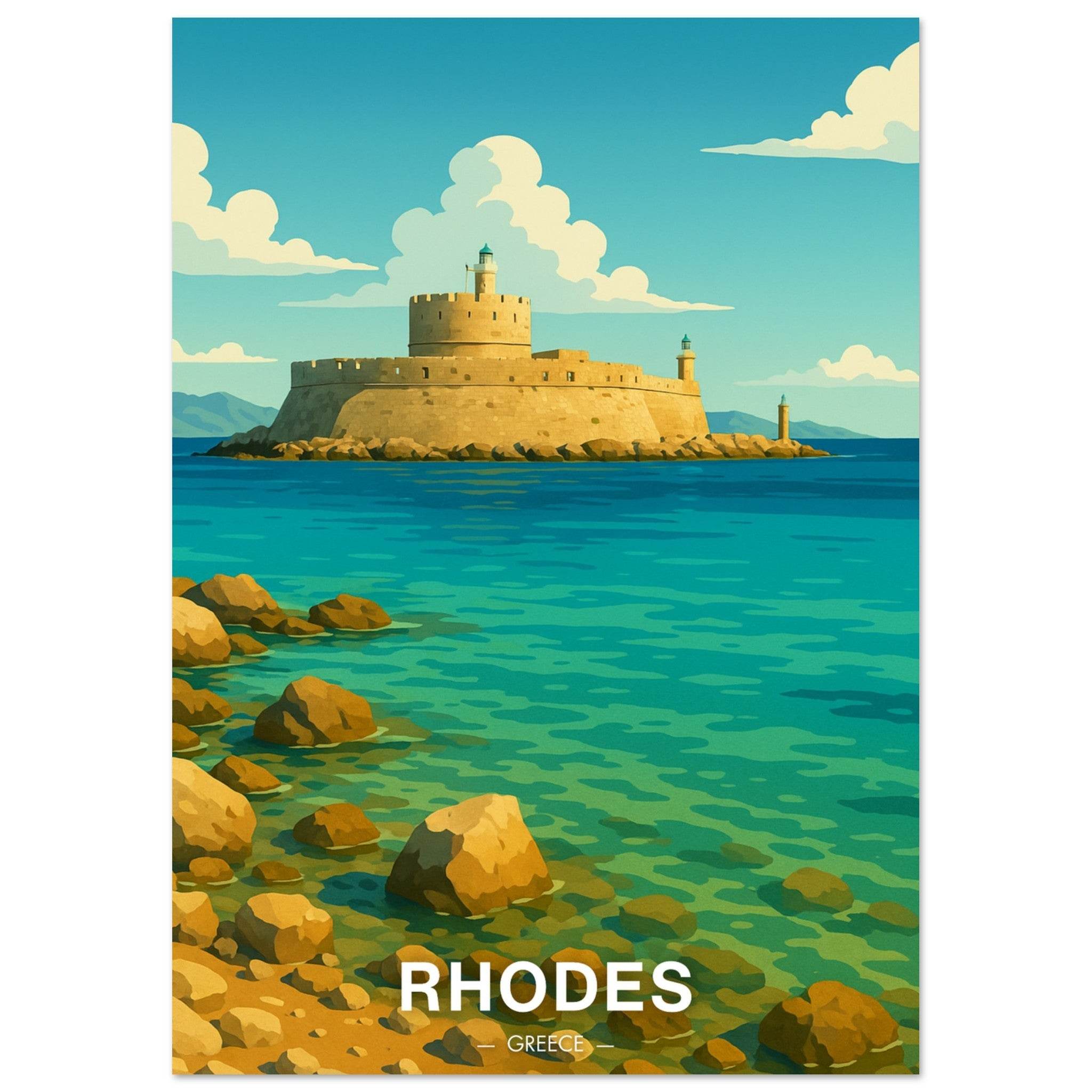 Rhodos Poster - Geoprints