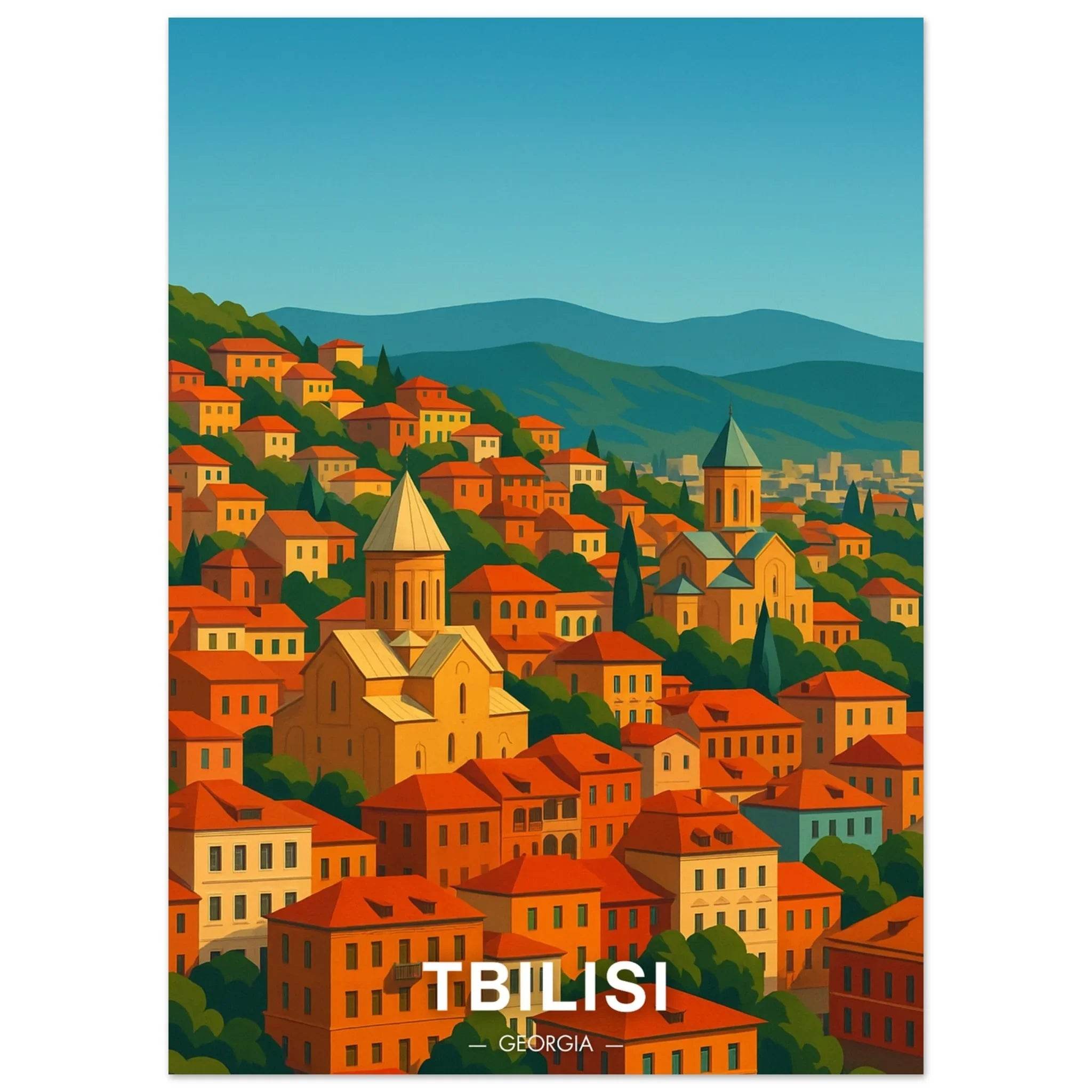Tbilisi Poster - Geoprints