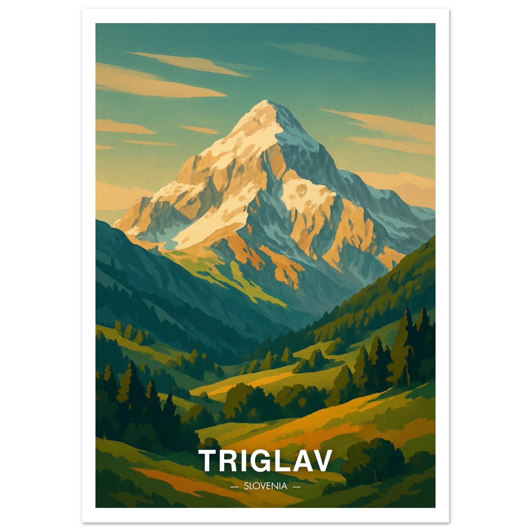 Triglav Poster - Geoprints