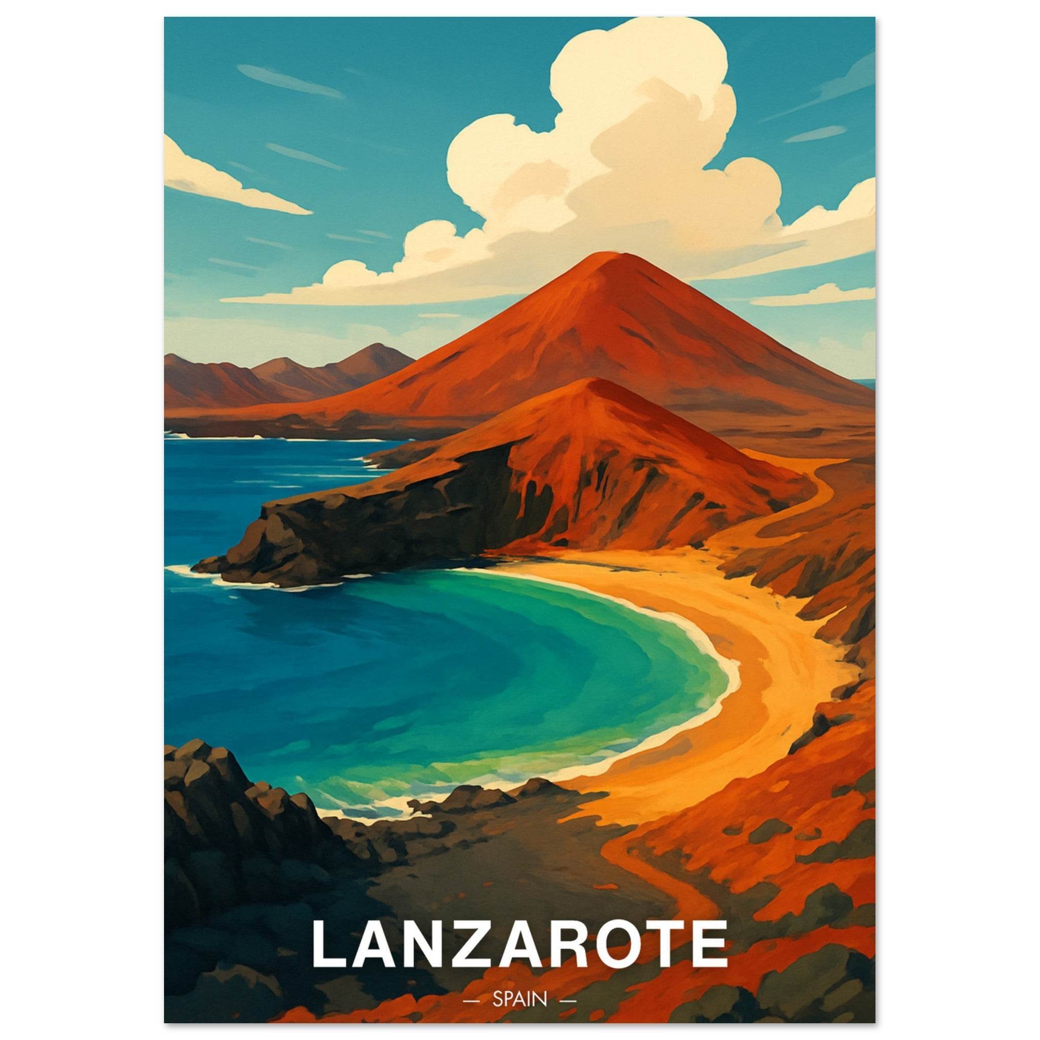 Lanzarote Poster - Geoprints