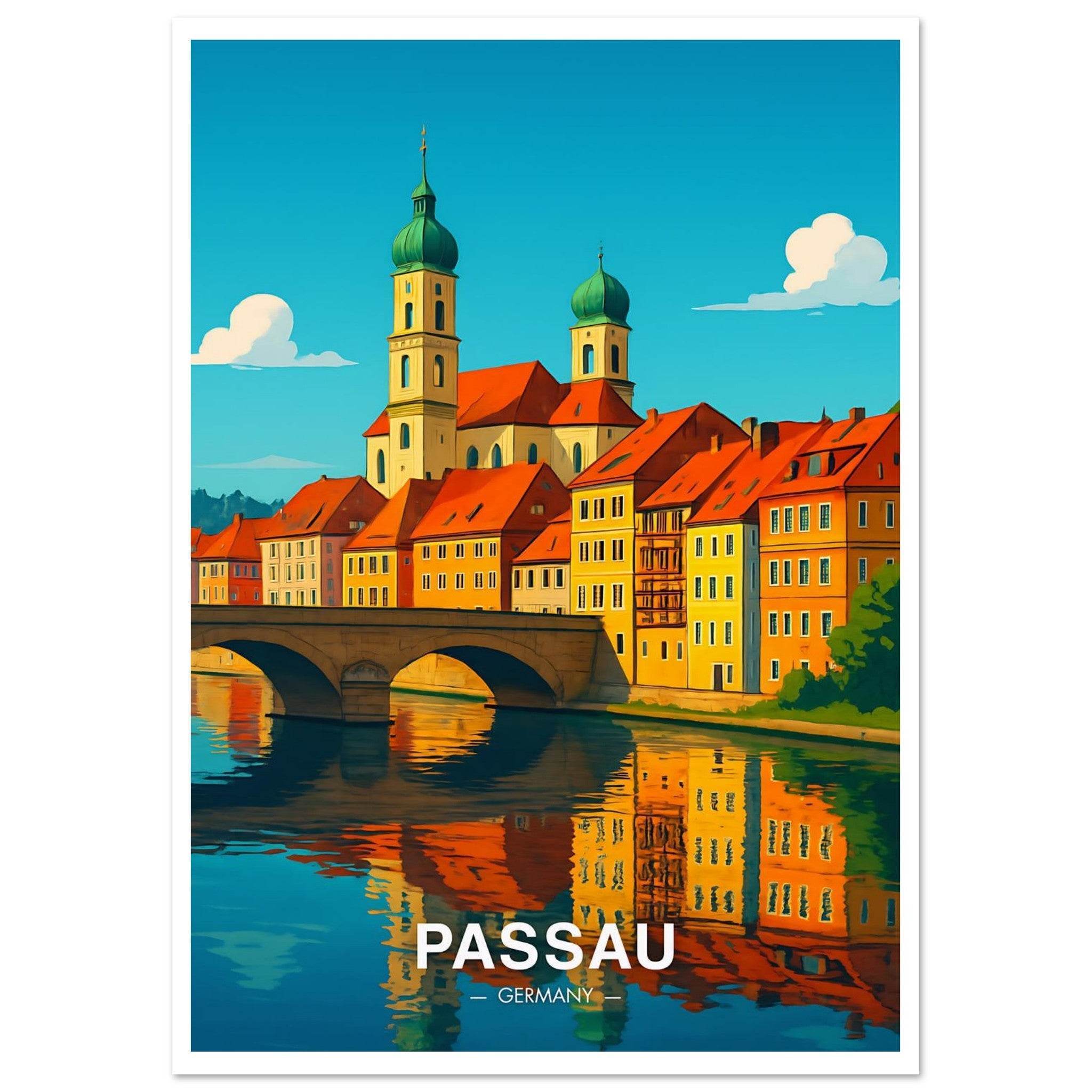 Passau Poster - Geoprints