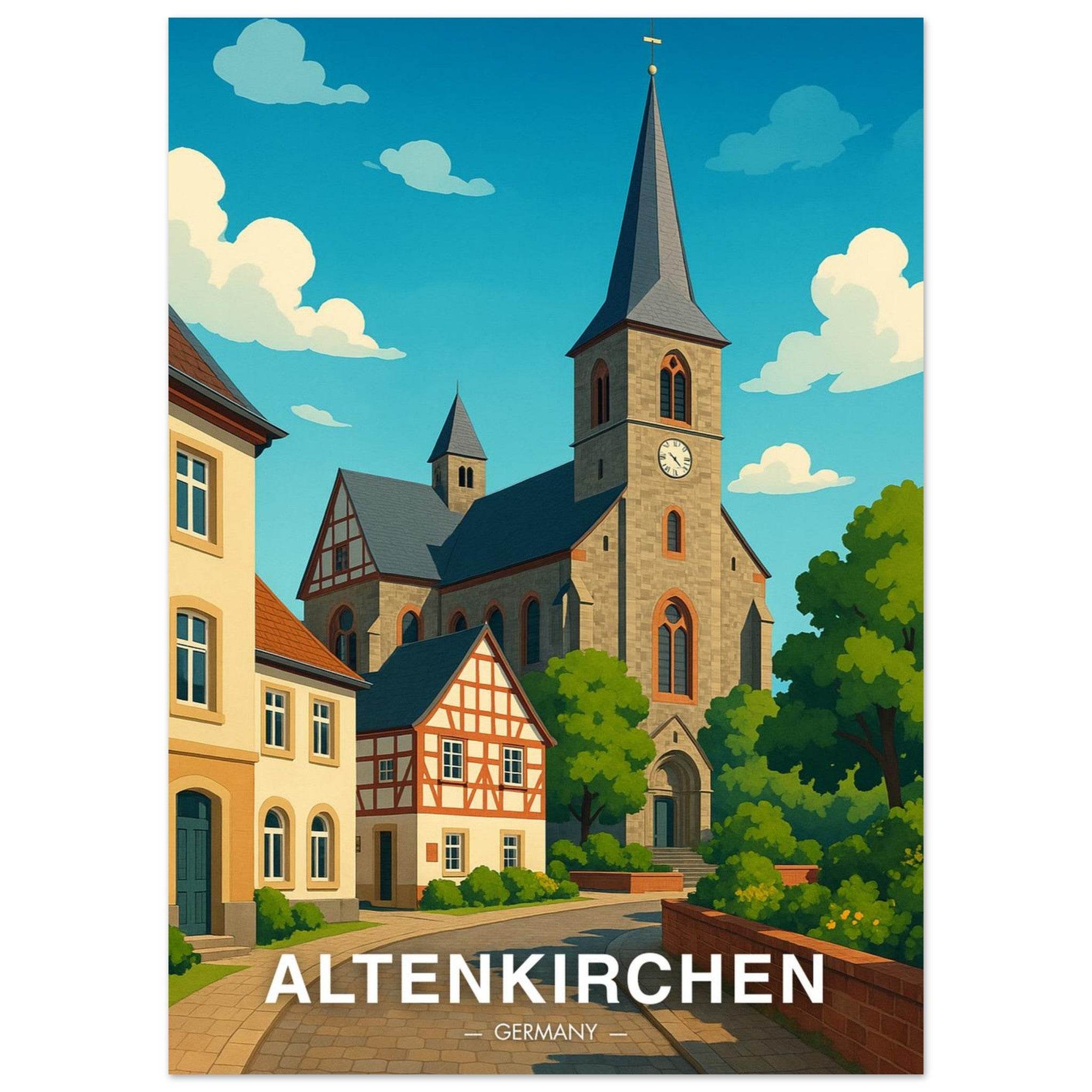 Altenkirchen Poster - Geoprints