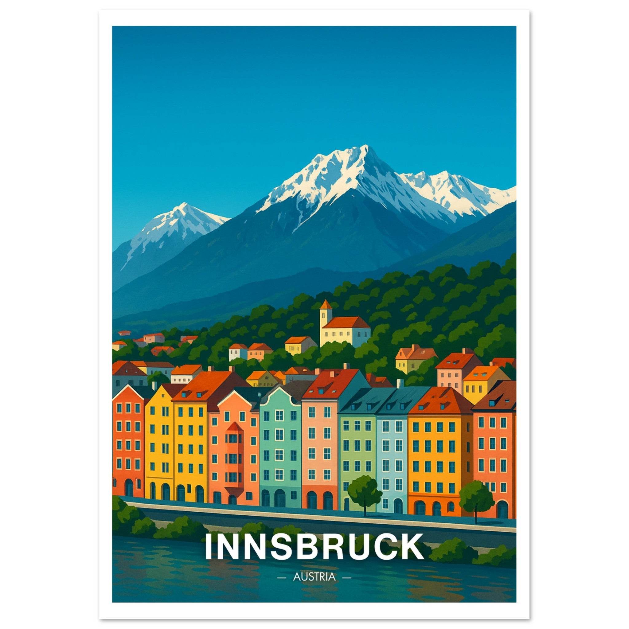 Innsbruck Poster - Geoprints