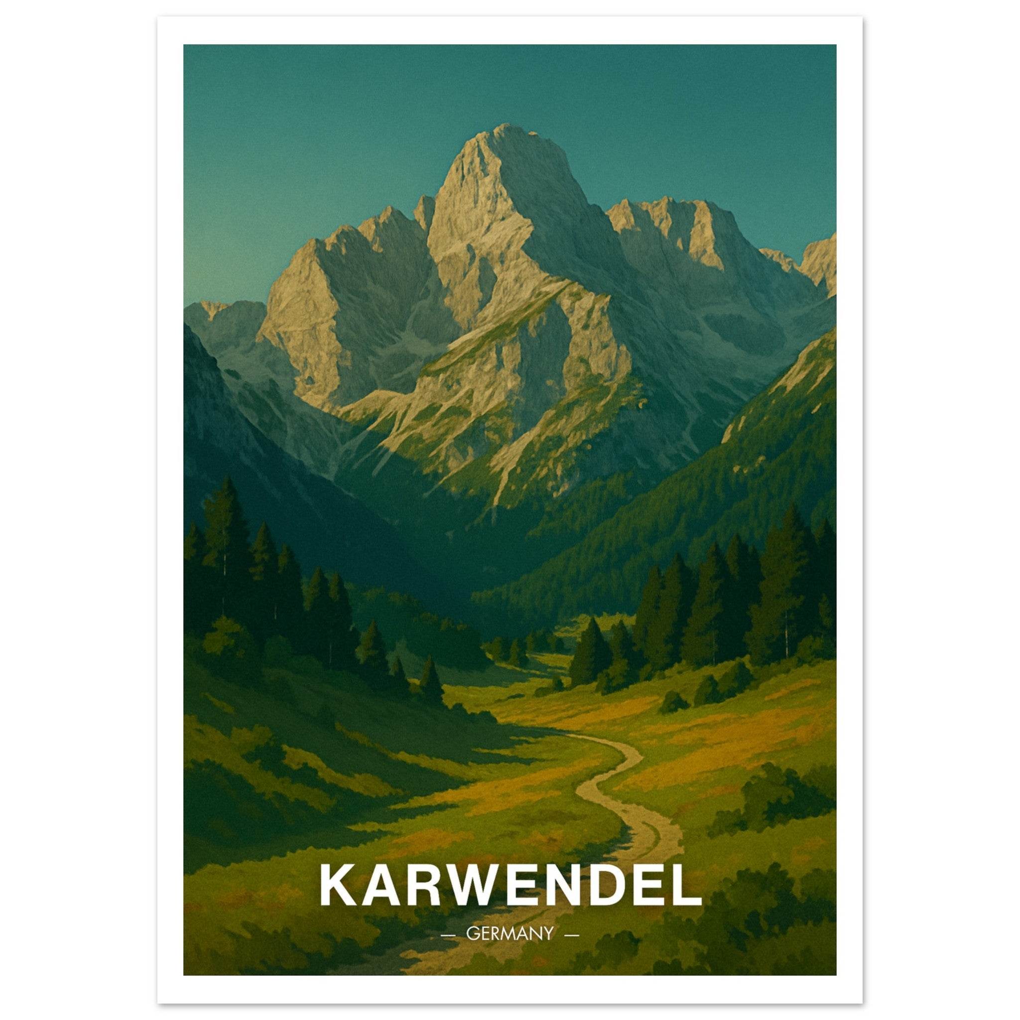 Karwendel Poster - Geoprints