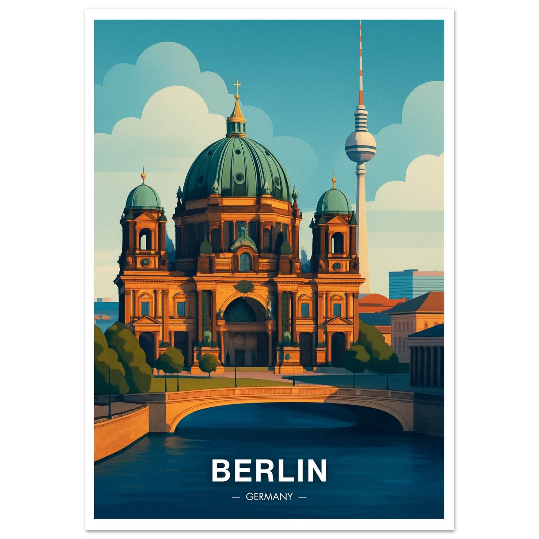 Berlin Poster - Geoprints