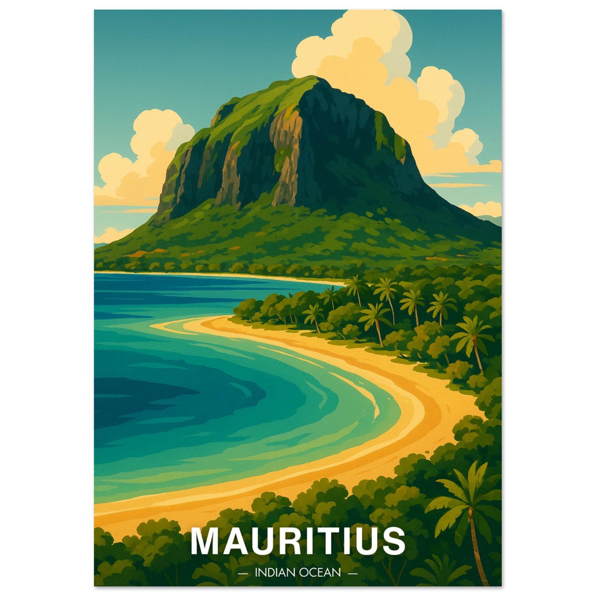 Mauritius Poster - Geoprints