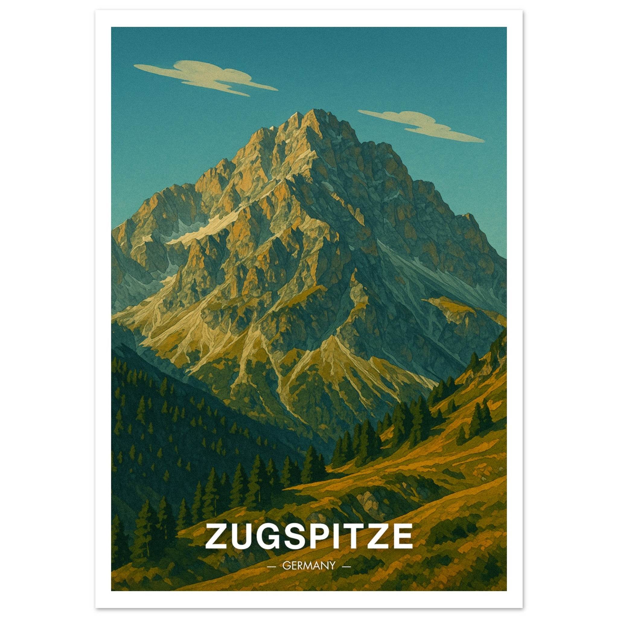Zugspitze Poster - Geoprints