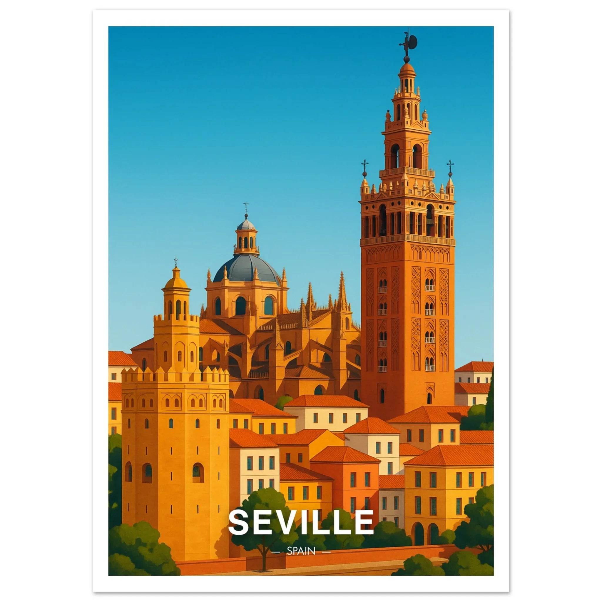Sevilla Poster - Geoprints
