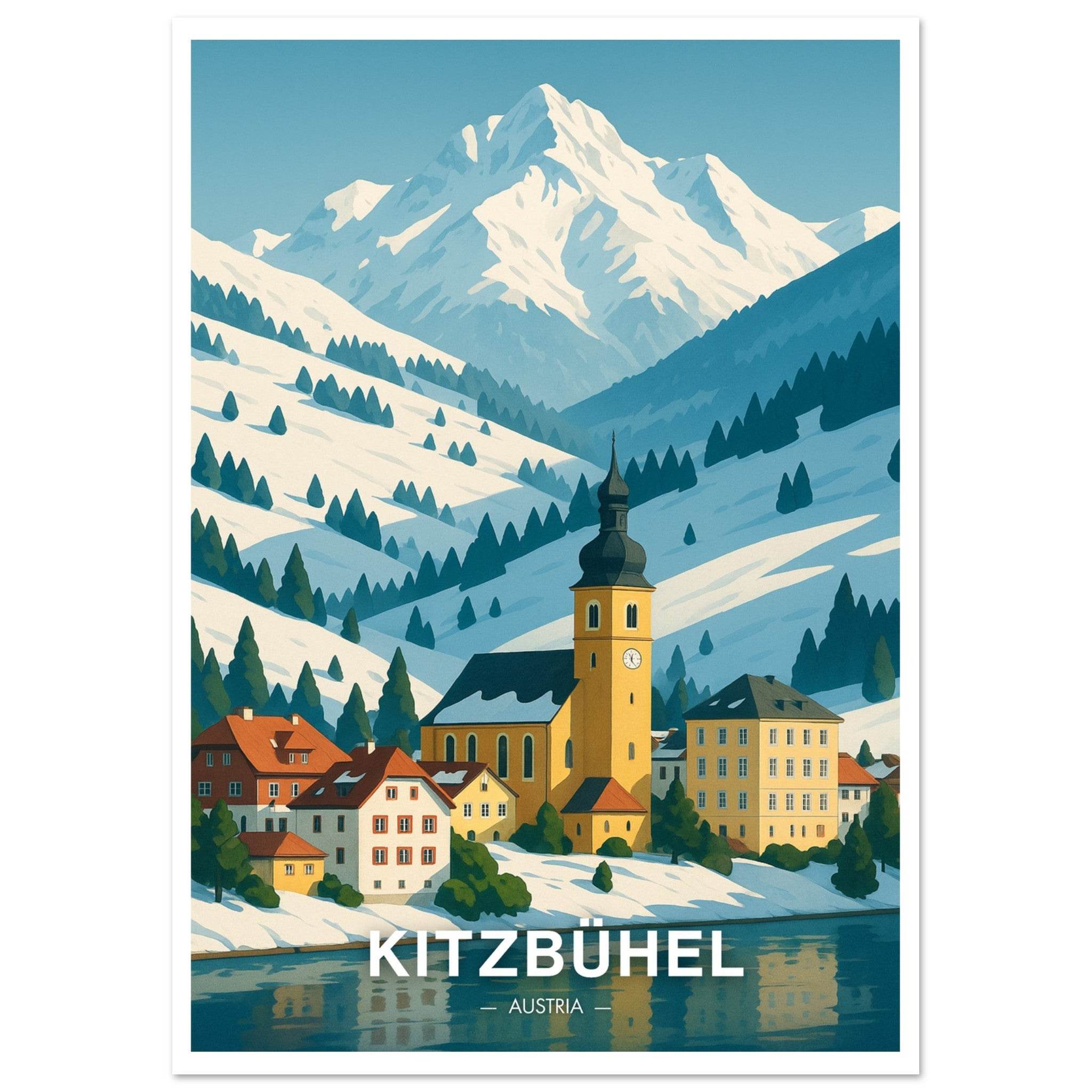 Kitzbühel Poster - Geoprints