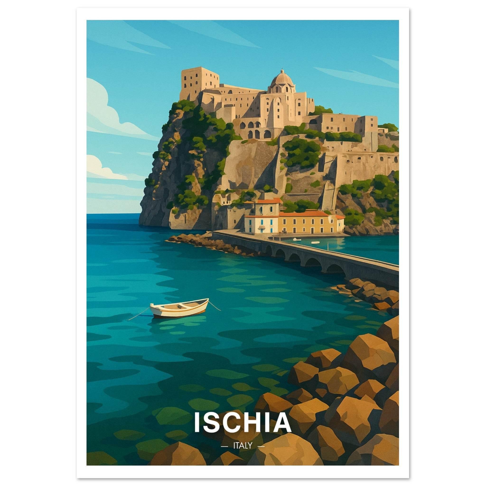 Ischia Poster - Geoprints