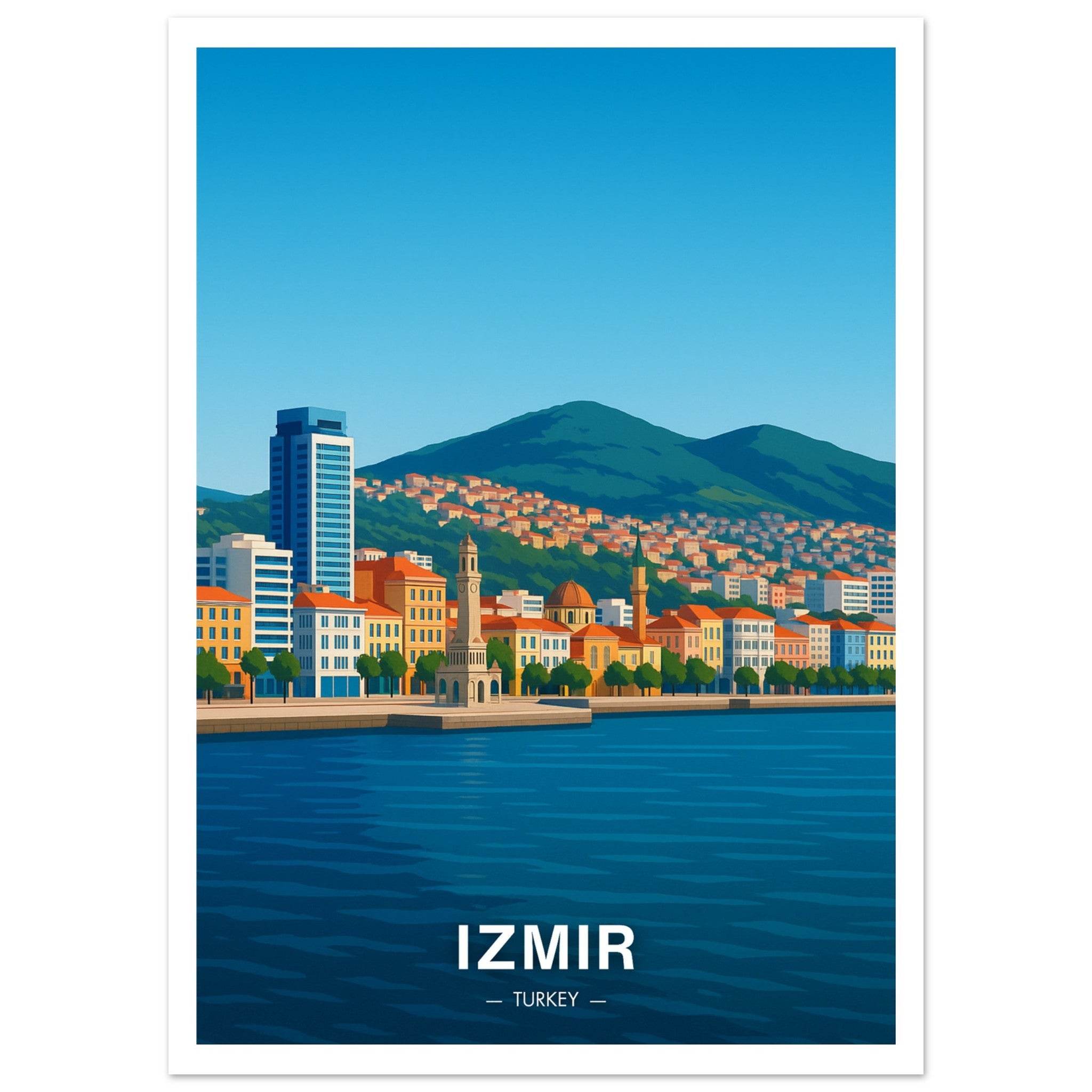 Izmir Poster - Geoprints