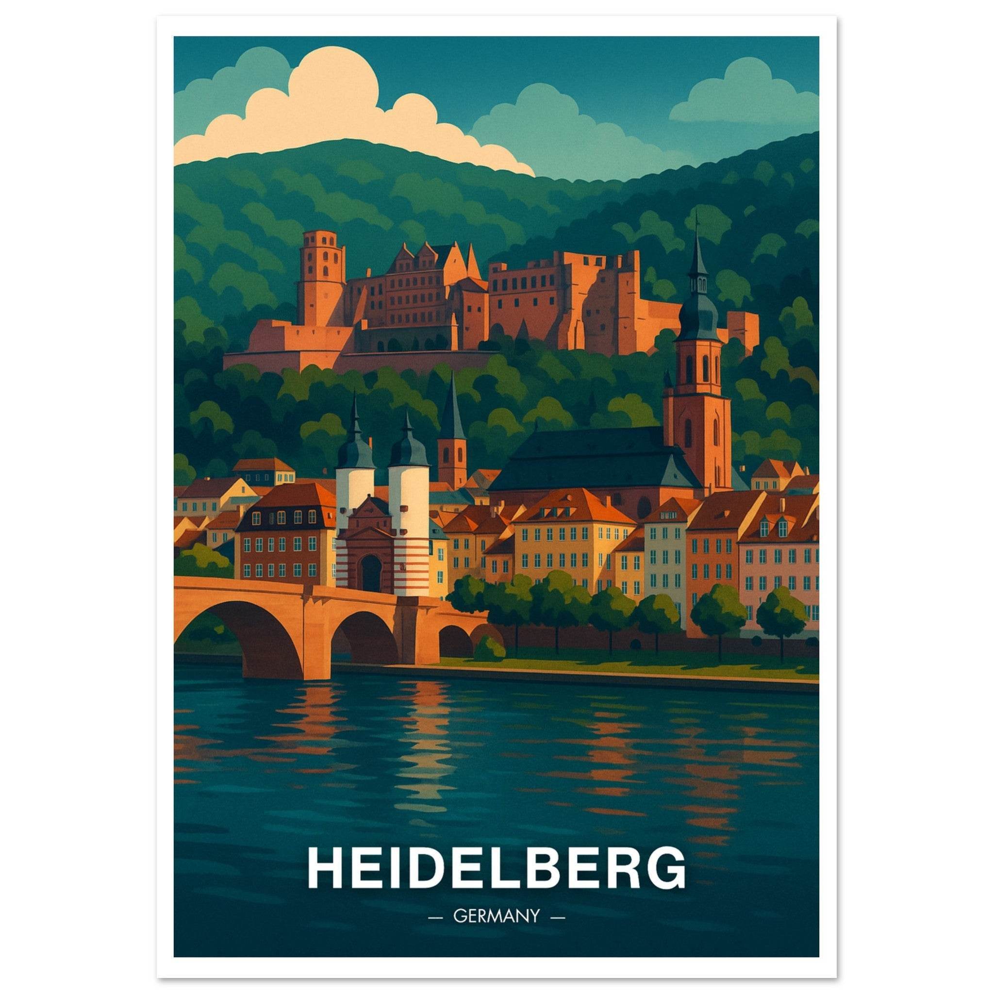 Heidelberg Poster - Geoprints