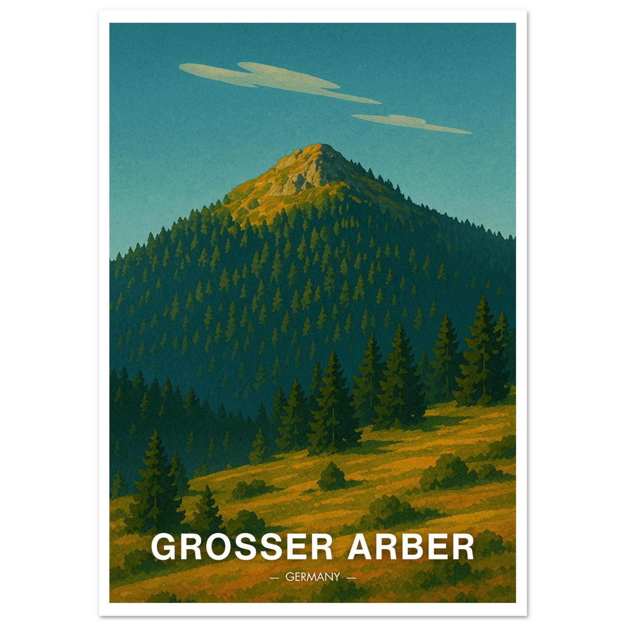 Grosser Arber Poster - Geoprints