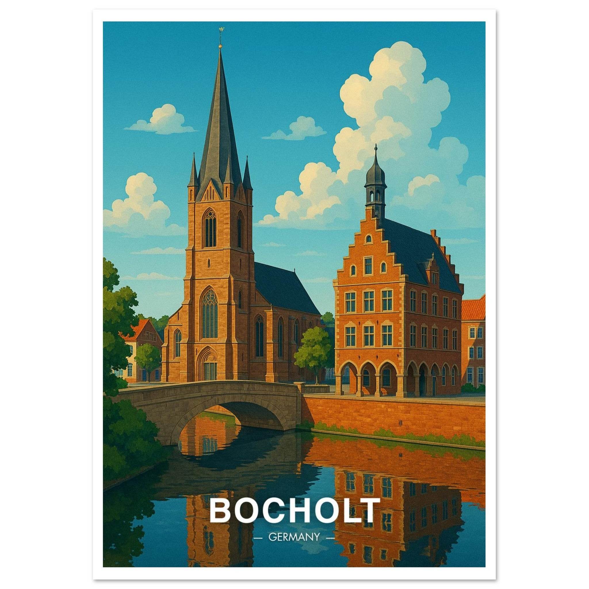 Bocholt Poster - Geoprints