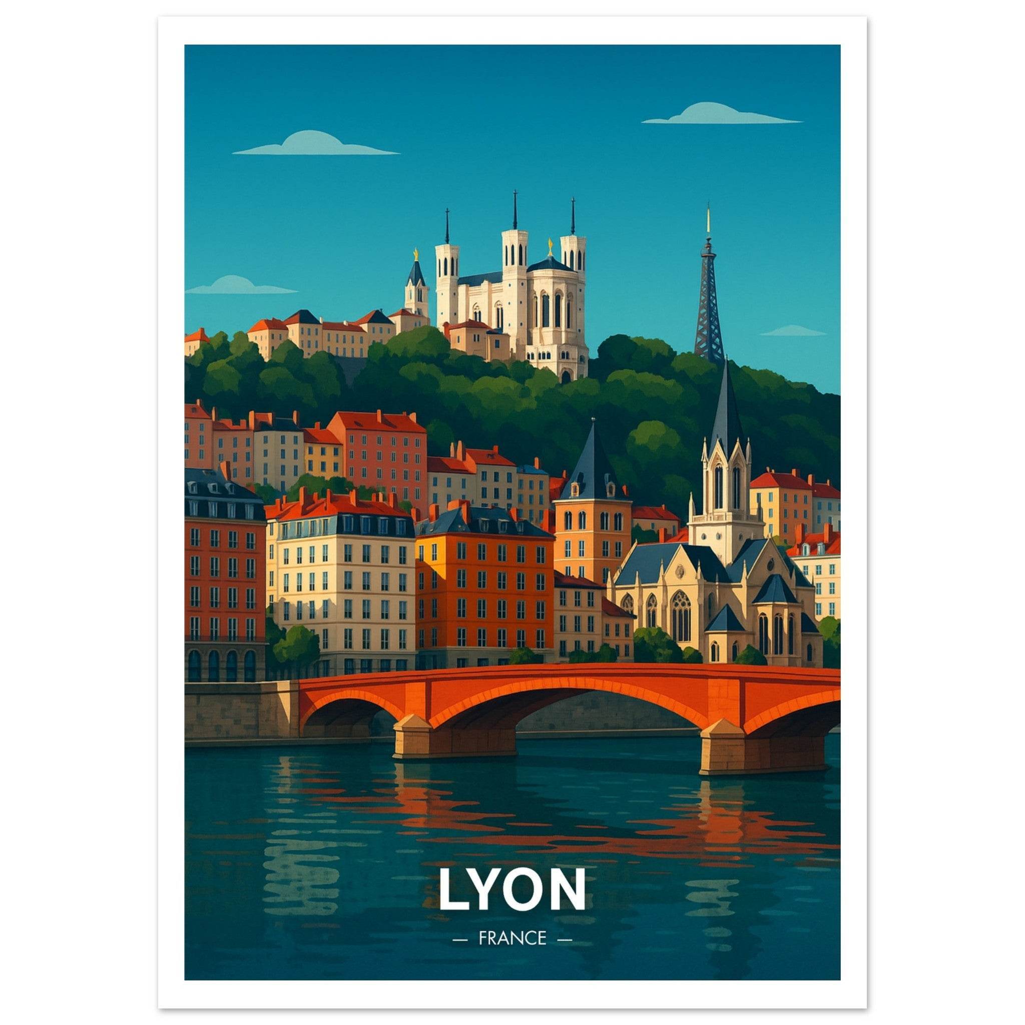 Lyon Poster - Geoprints